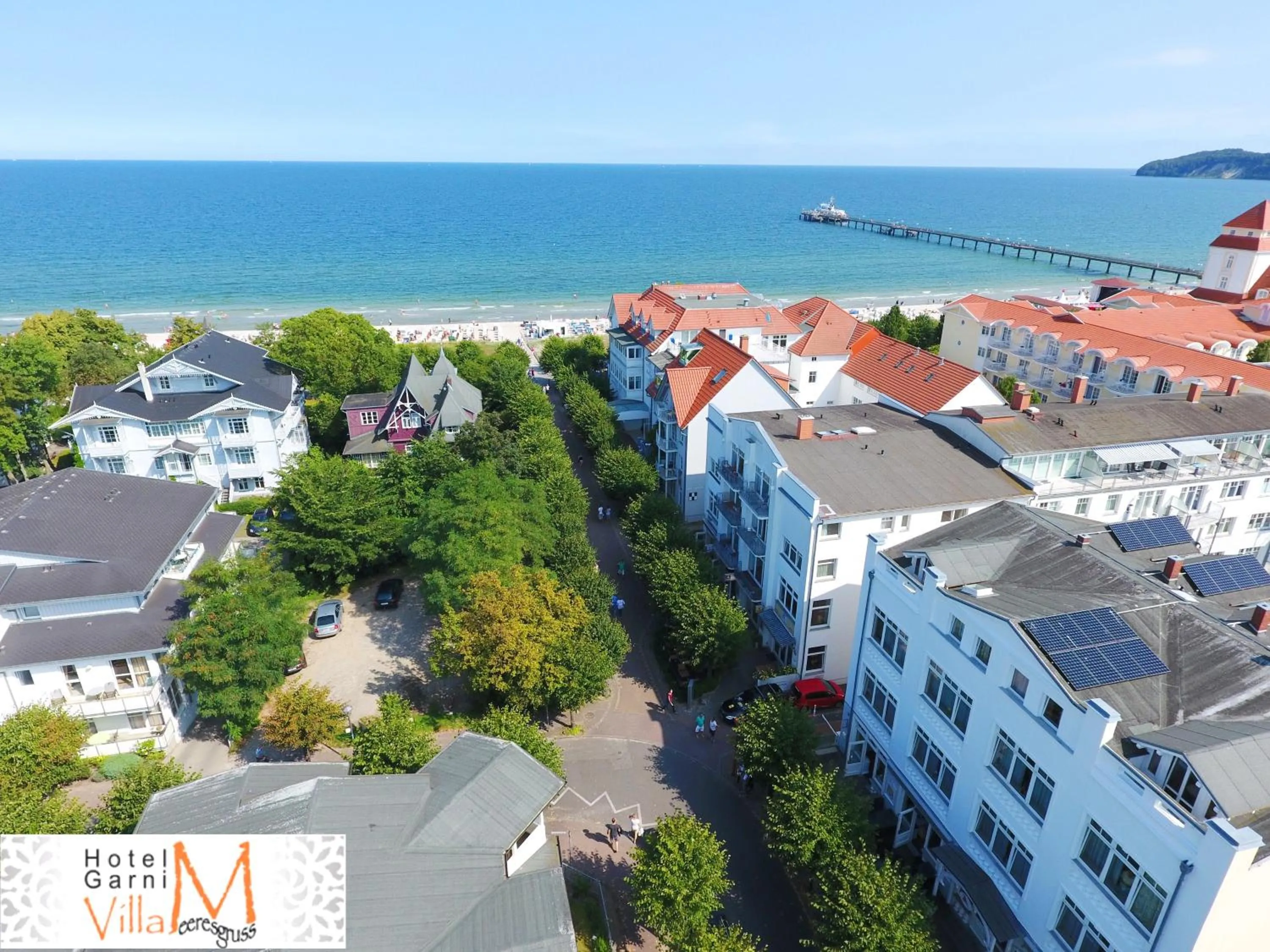 Beach in Hotel Villa Meeresgruss