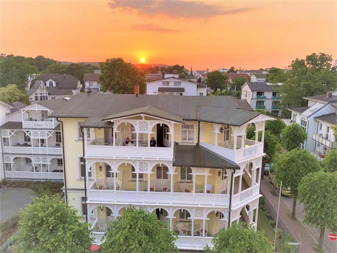 Property building in Hotel Villa Meeresgruss