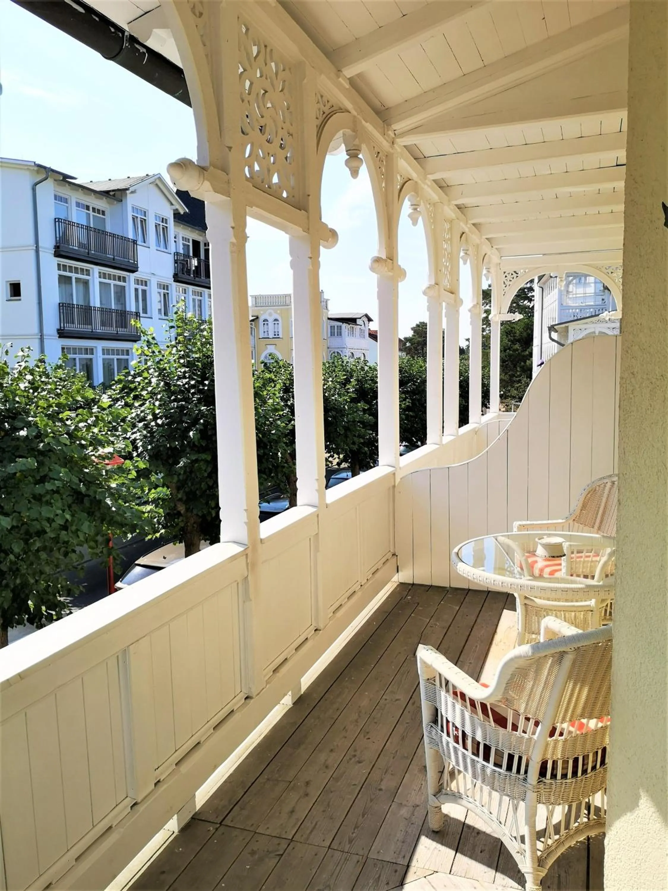 Balcony/Terrace in Hotel Villa Meeresgruss