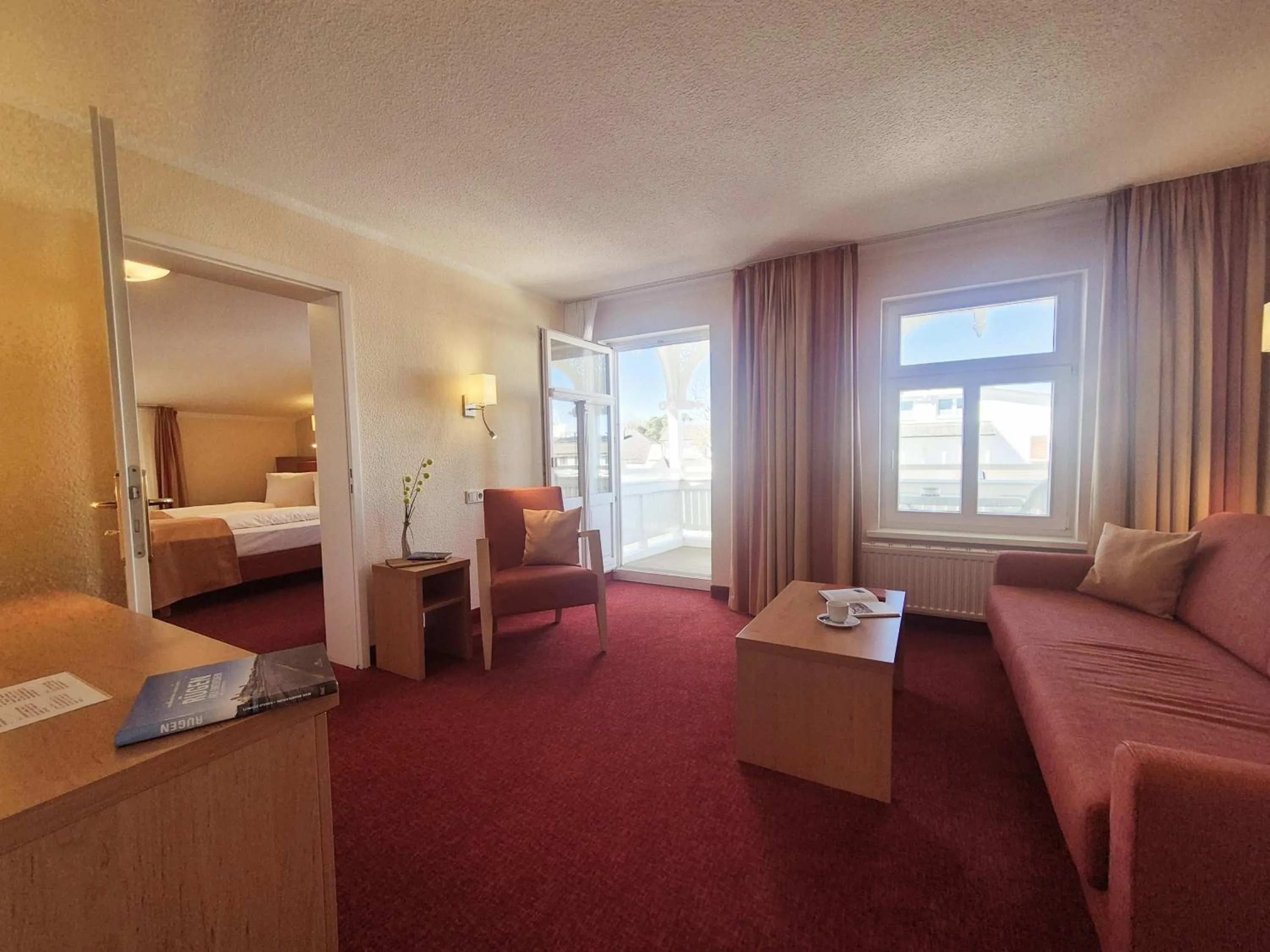Photo of the whole room, Bed in Hotel Villa Meeresgruss