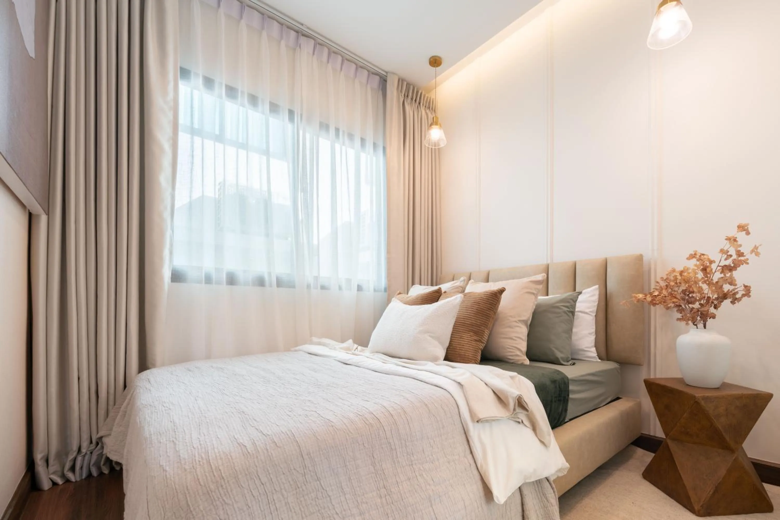 Bed in Chao Wilai Residence I Naiyang Beach I HKT Airport