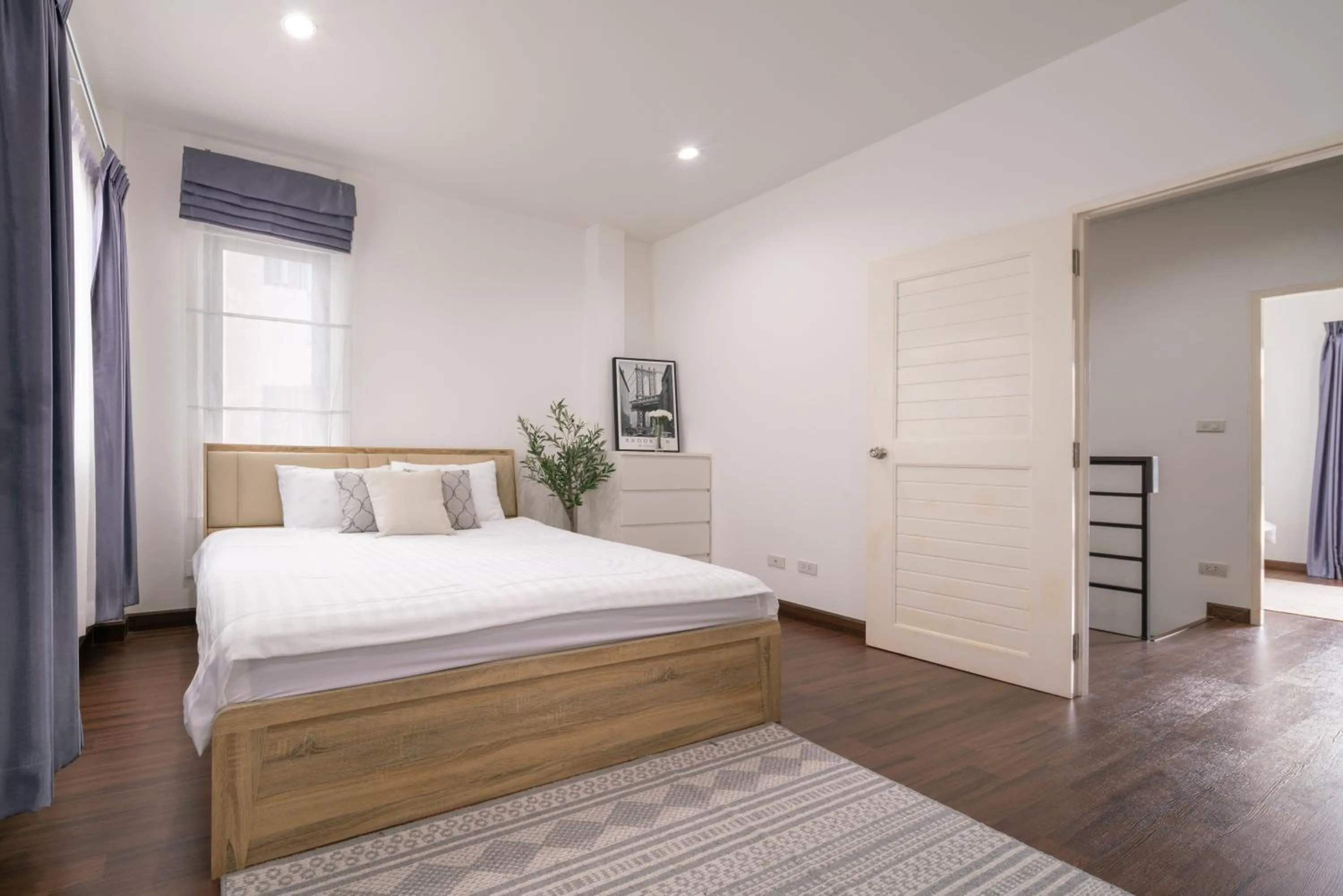 Bed in Chao Wilai Residence I Naiyang Beach I HKT Airport