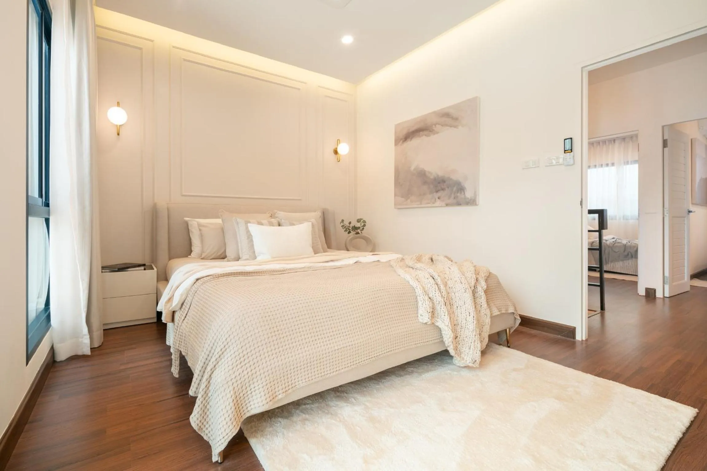 Bed in Chao Wilai Residence I Naiyang Beach I HKT Airport