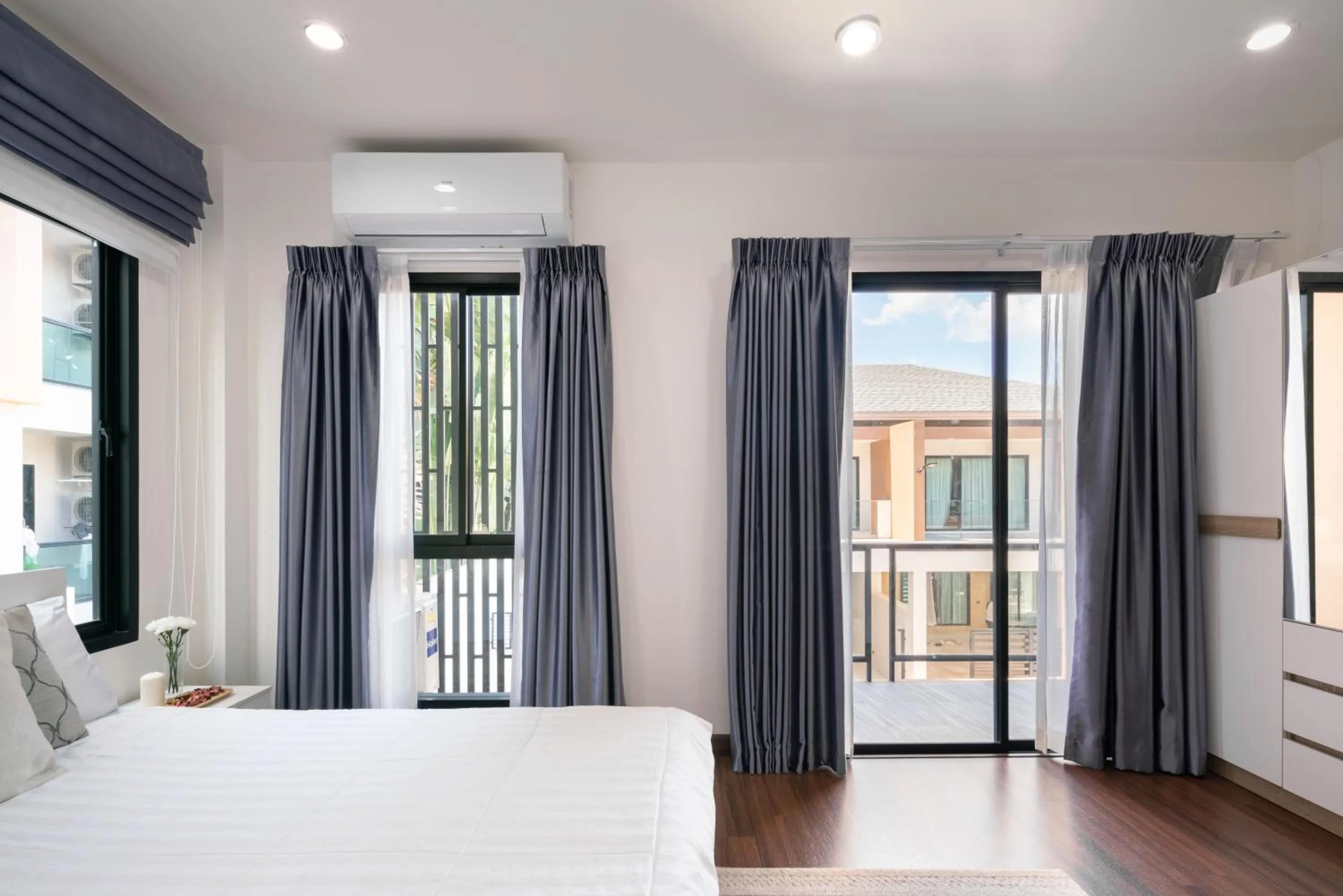 Bed in Chao Wilai Residence I Naiyang Beach I HKT Airport