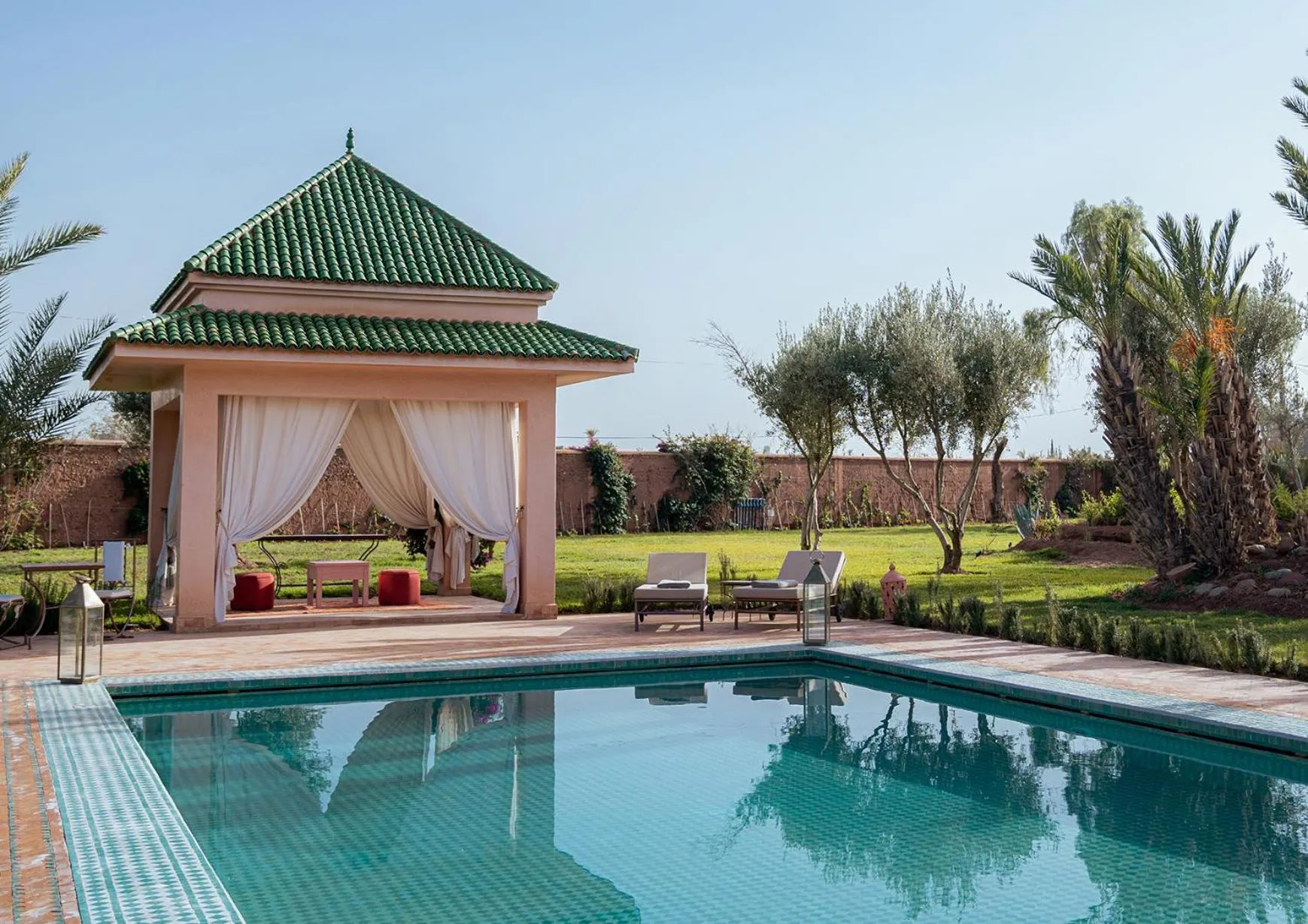 Swimming pool in Palais Alcazar
