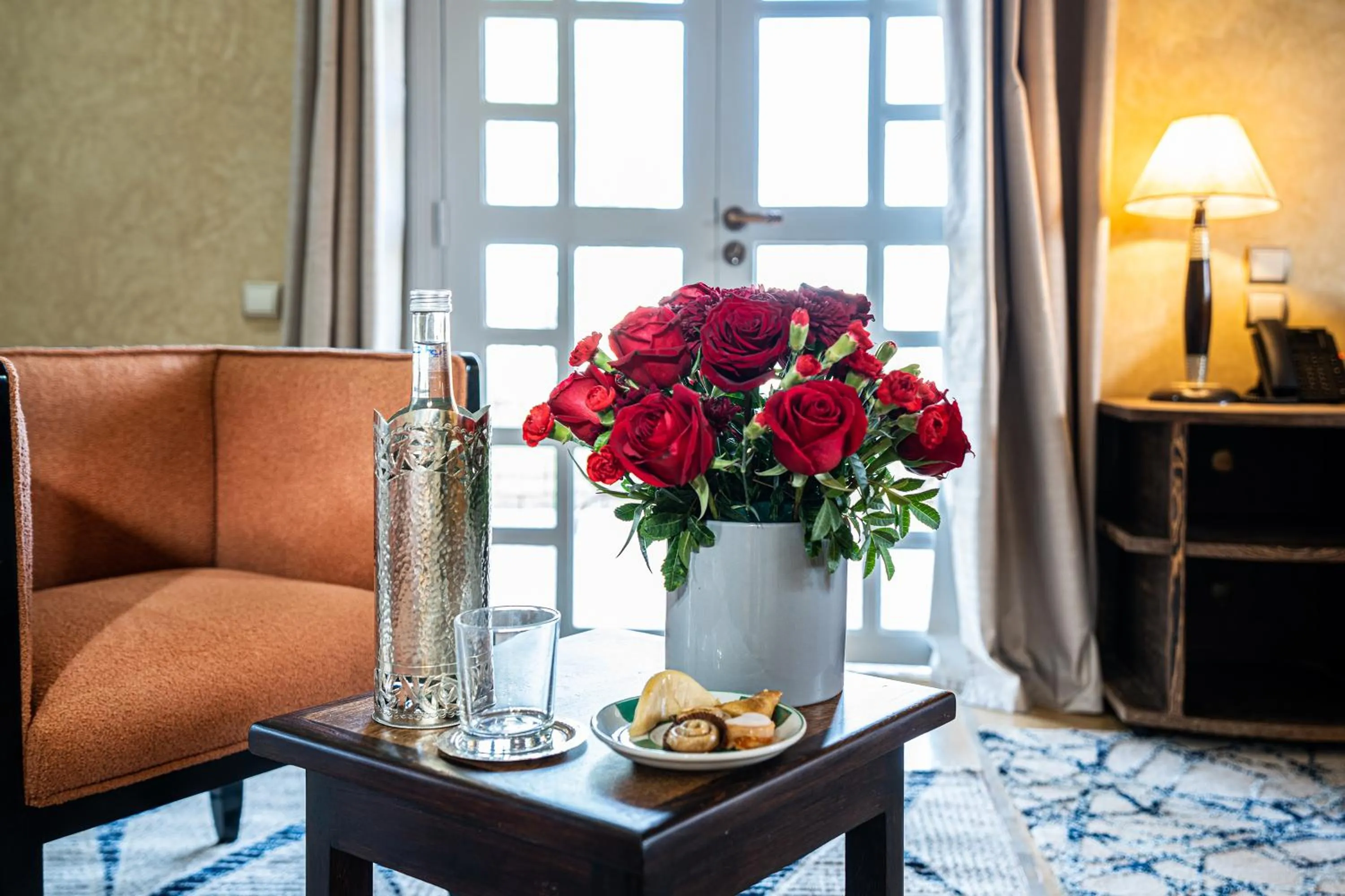 Seating area in Palais Alcazar