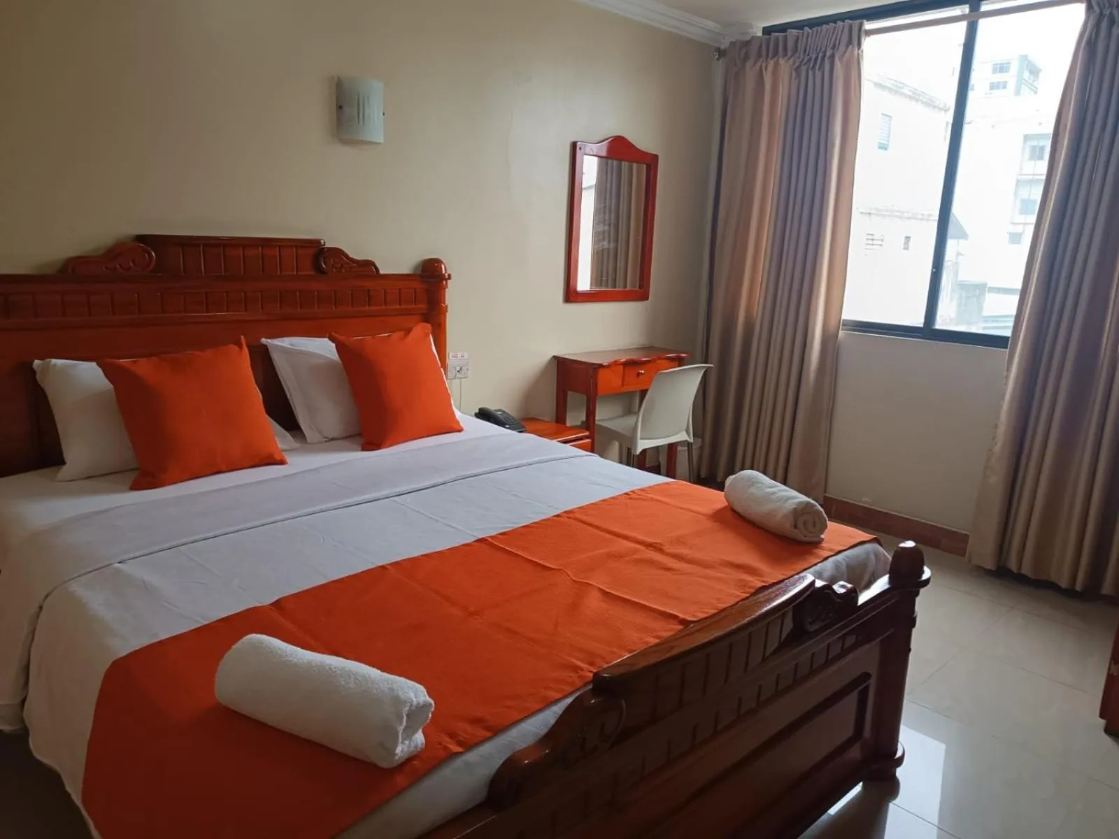 Bed in Hostal Bicentenario