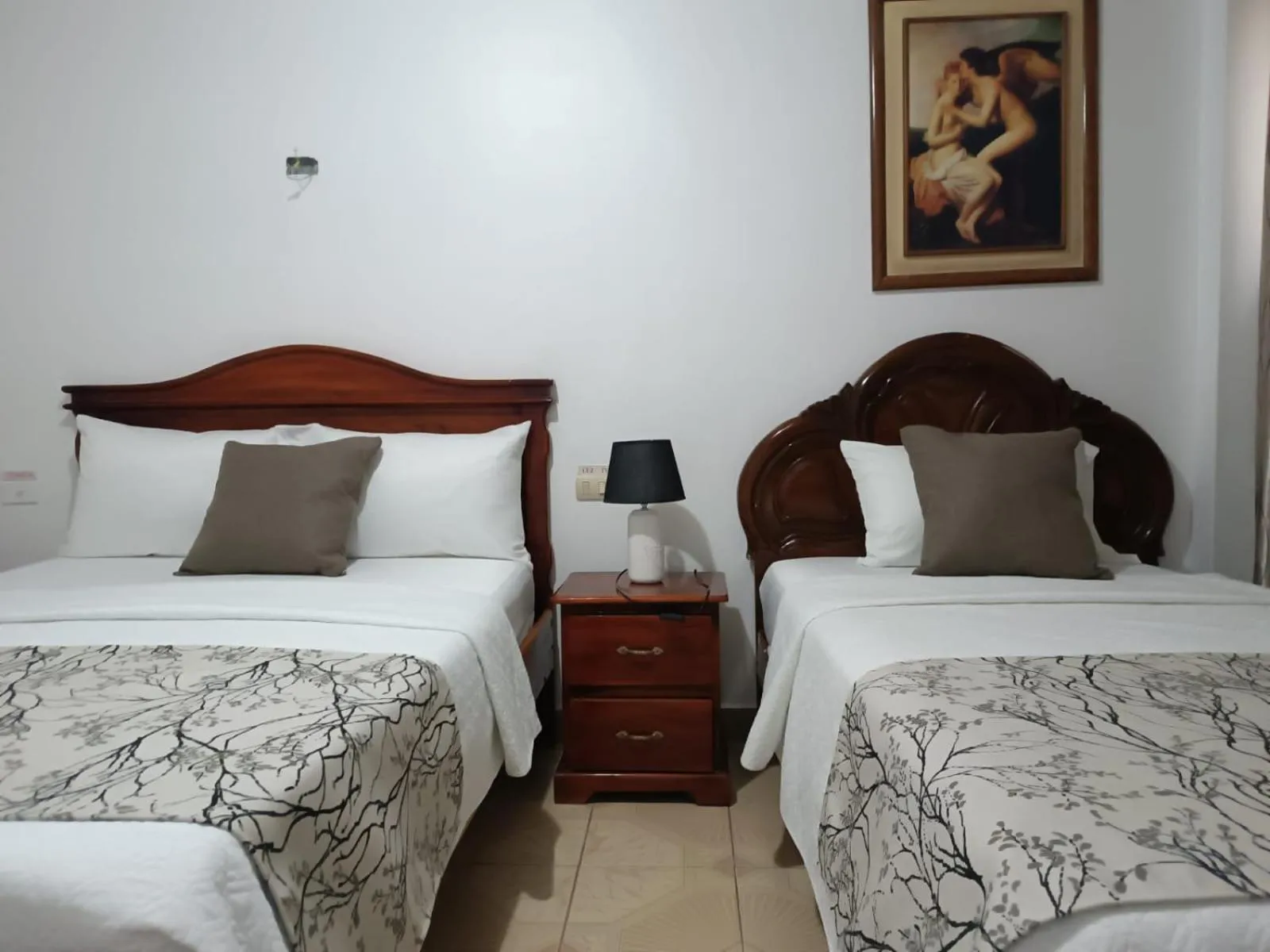 Bed in Hostal Bicentenario