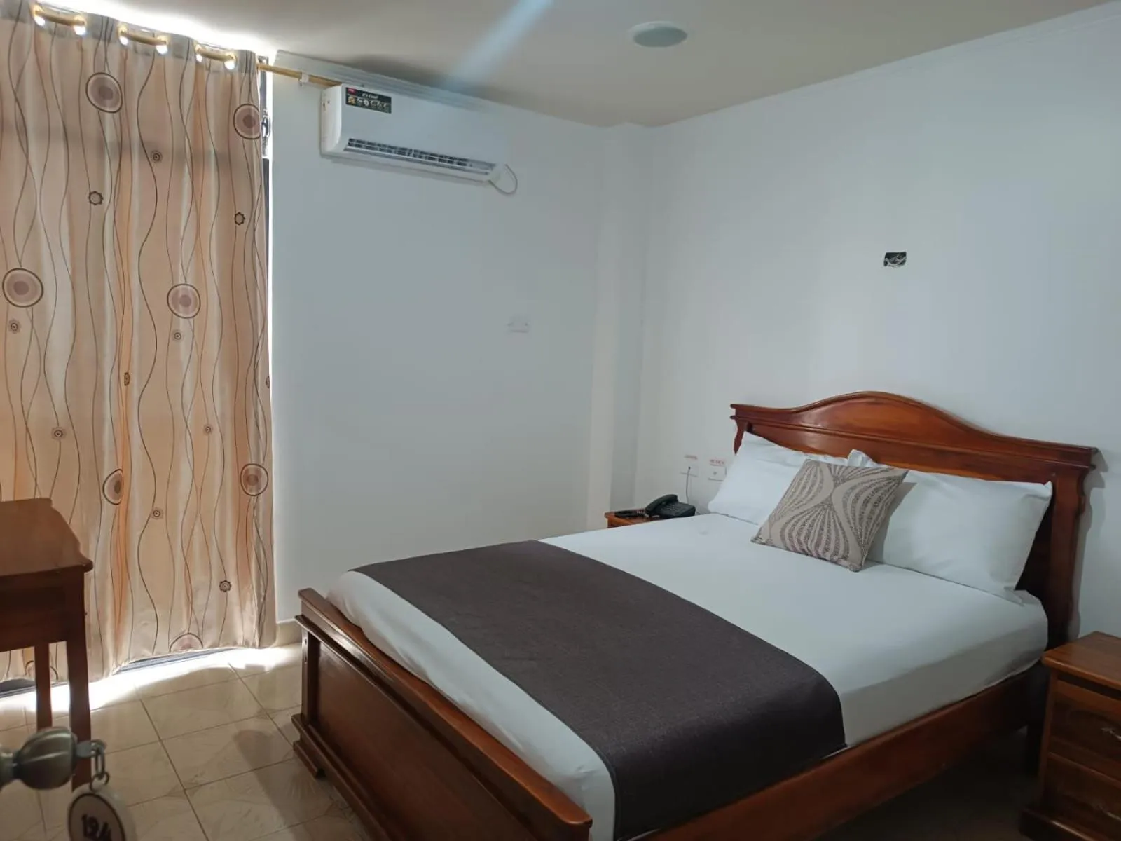 Bed in Hostal Bicentenario