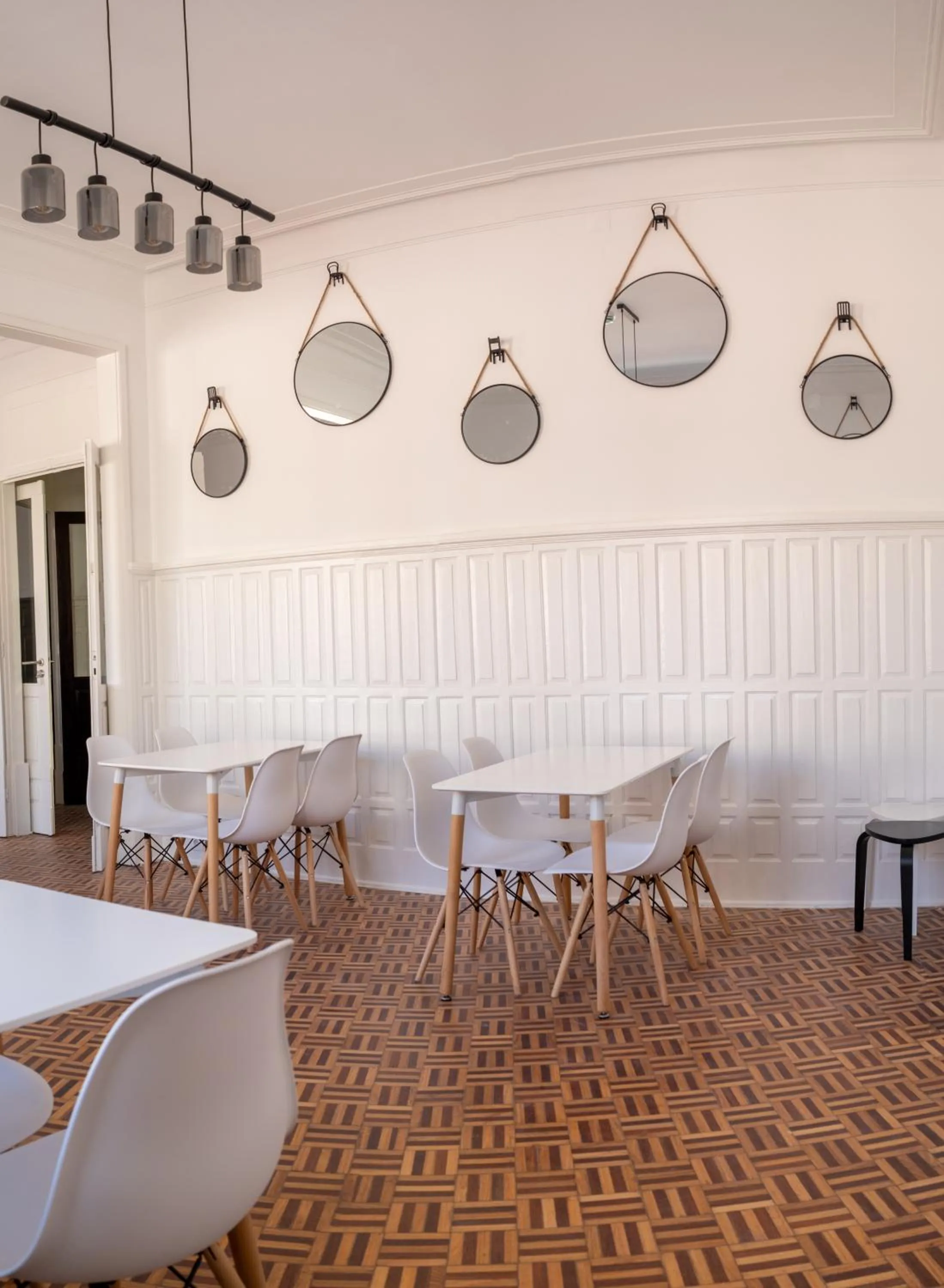 Dining area in OLOPO Hostel