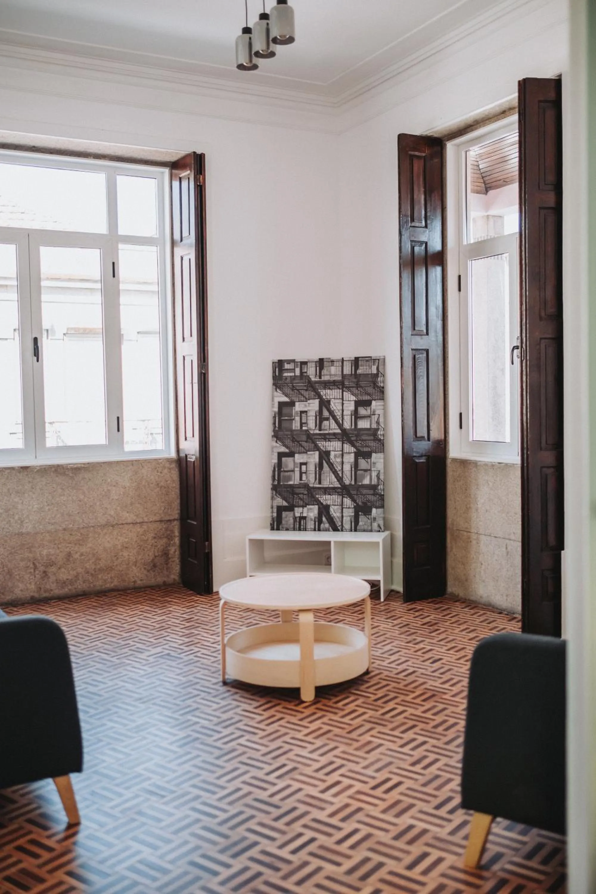 Living room in OLOPO Hostel