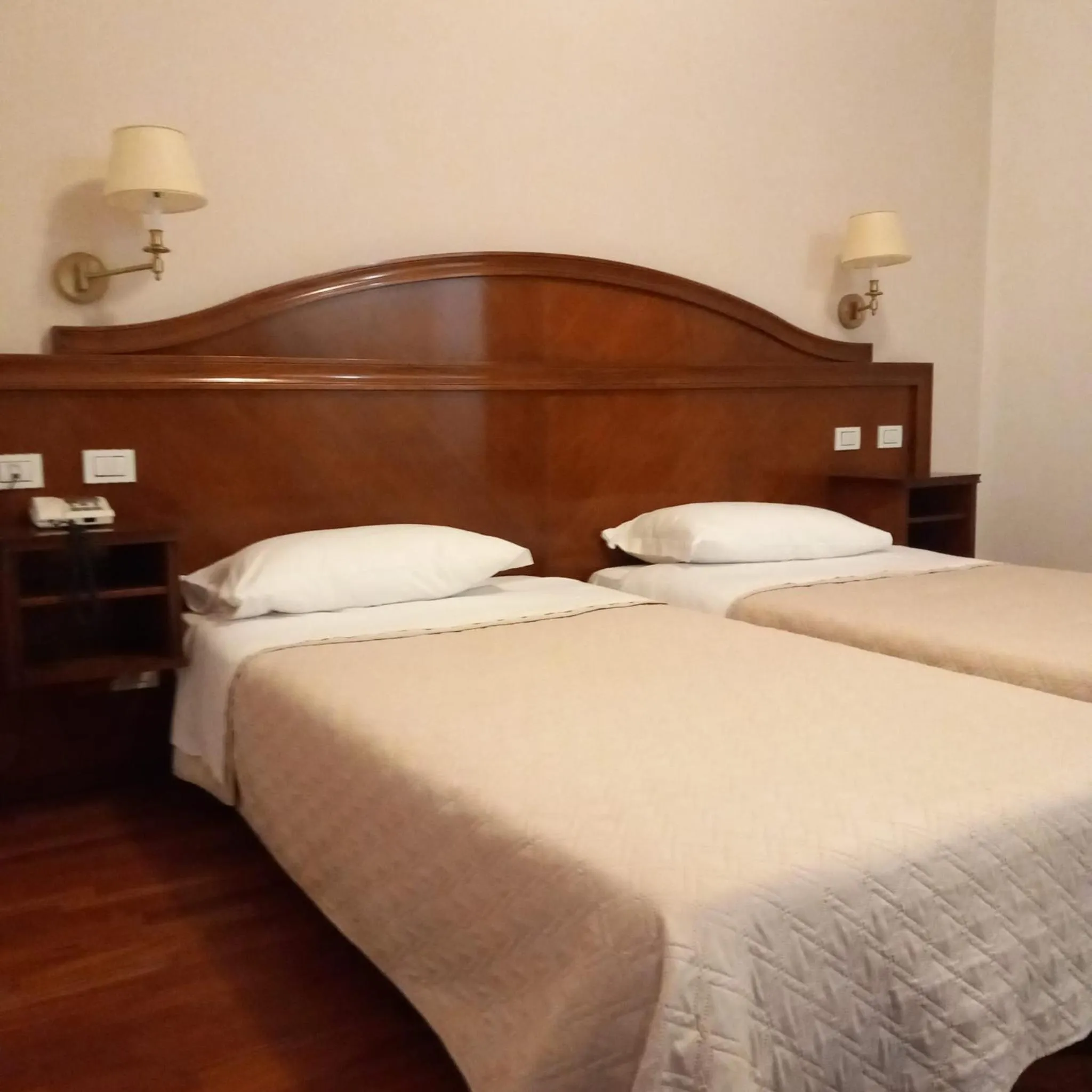 Bed in Hotel La Lampara