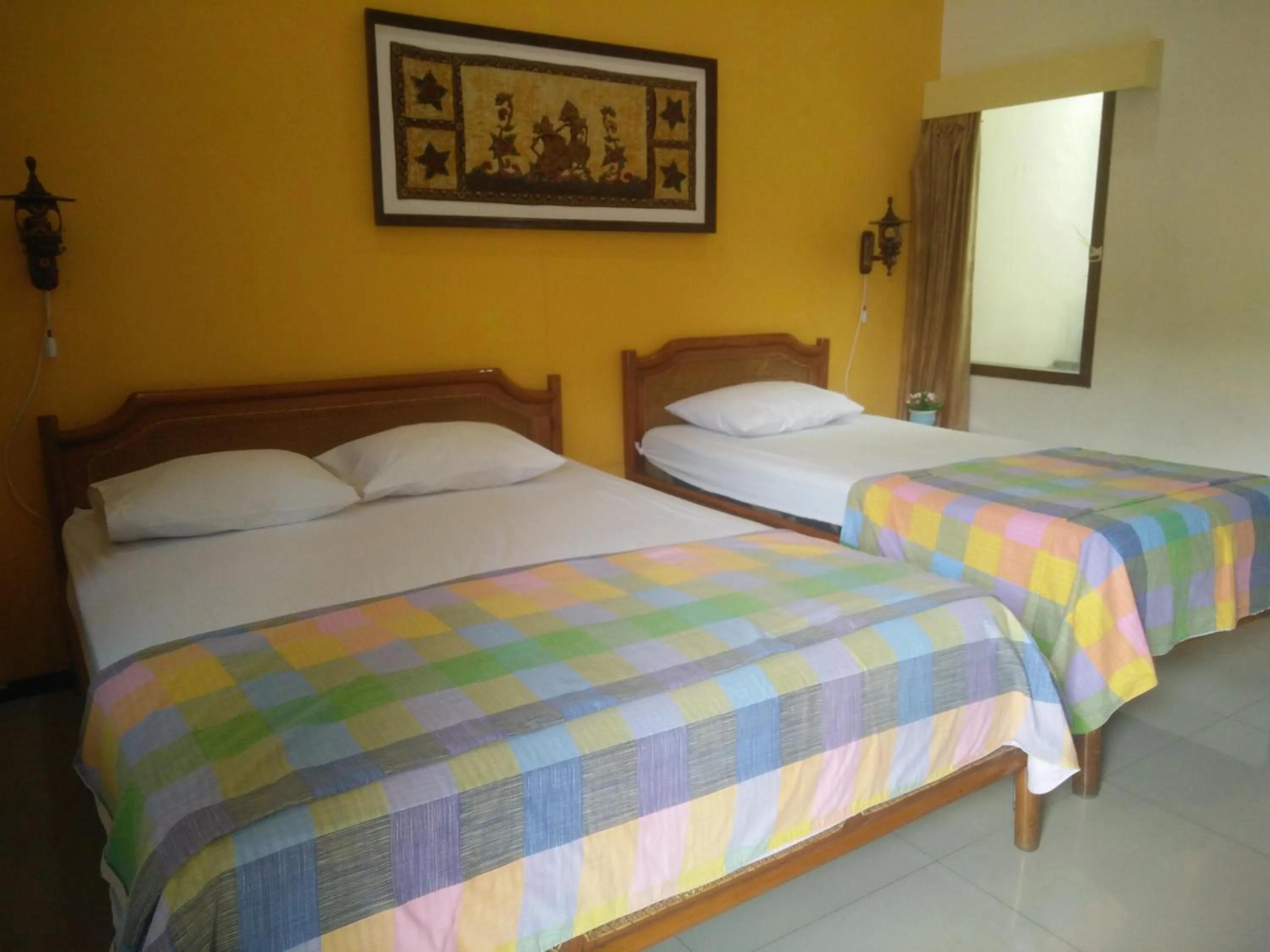 Bed in Enny's Guest House