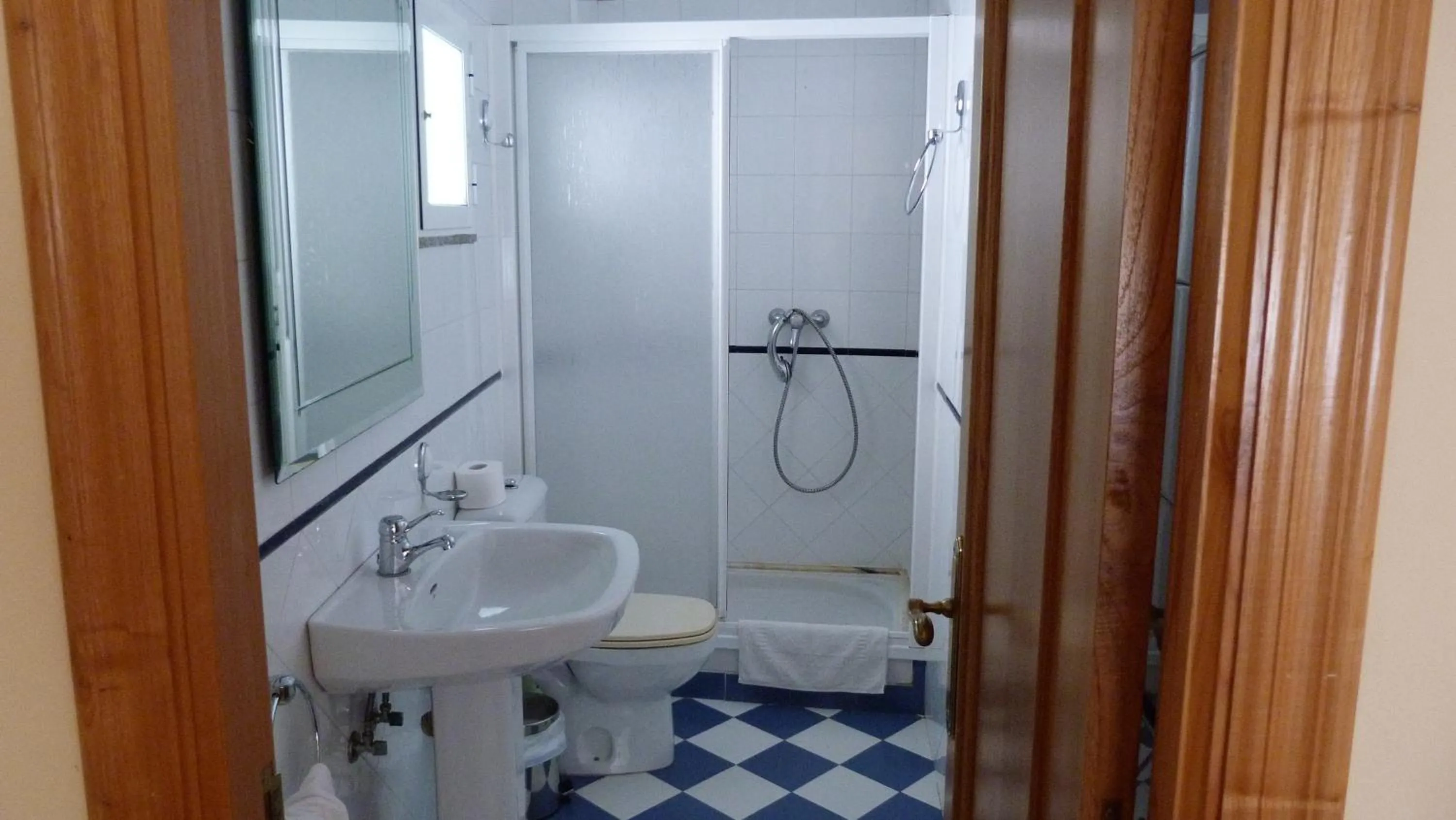 Bathroom in Pensión Albergue A Pedra
