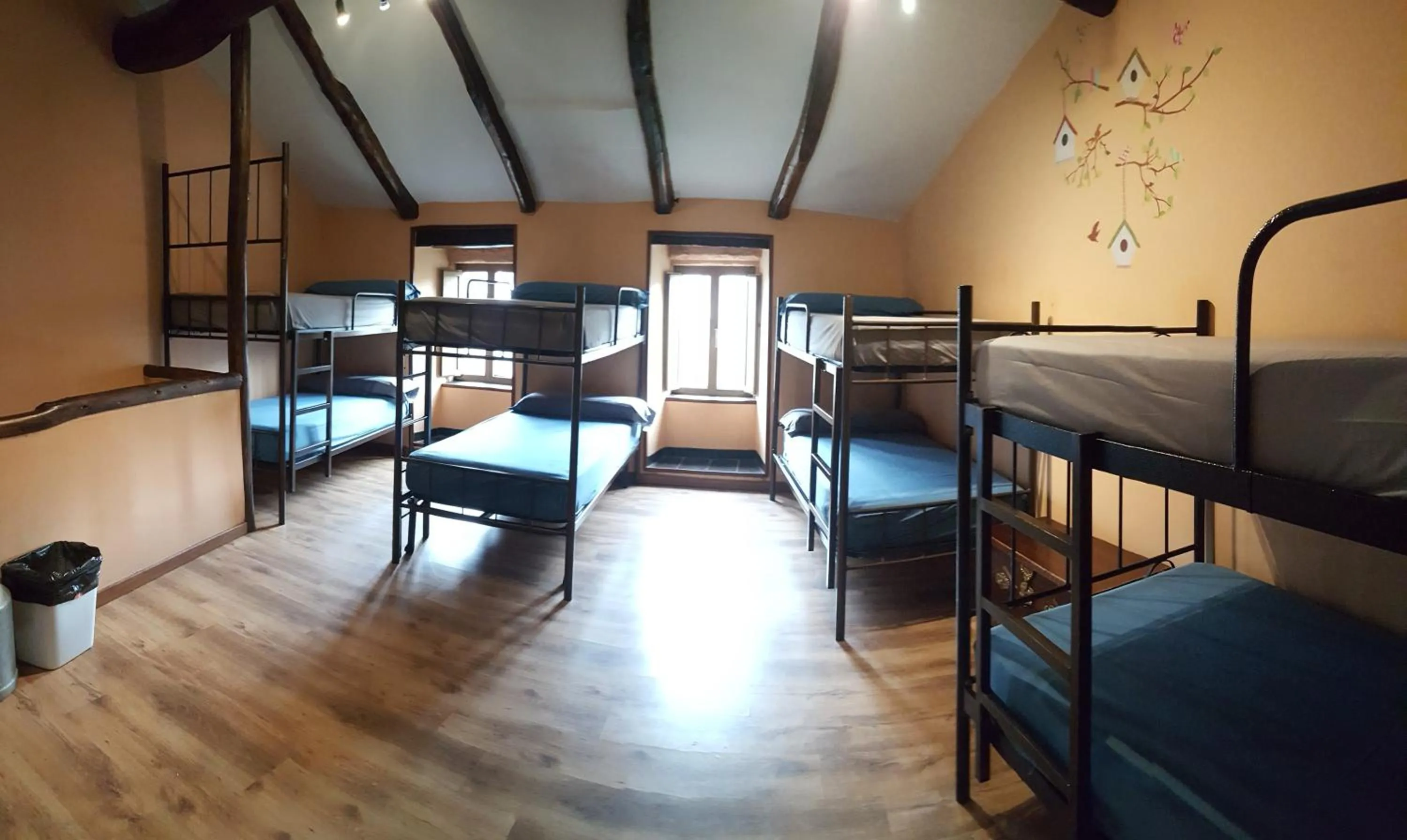 Bed in Pensión Albergue A Pedra