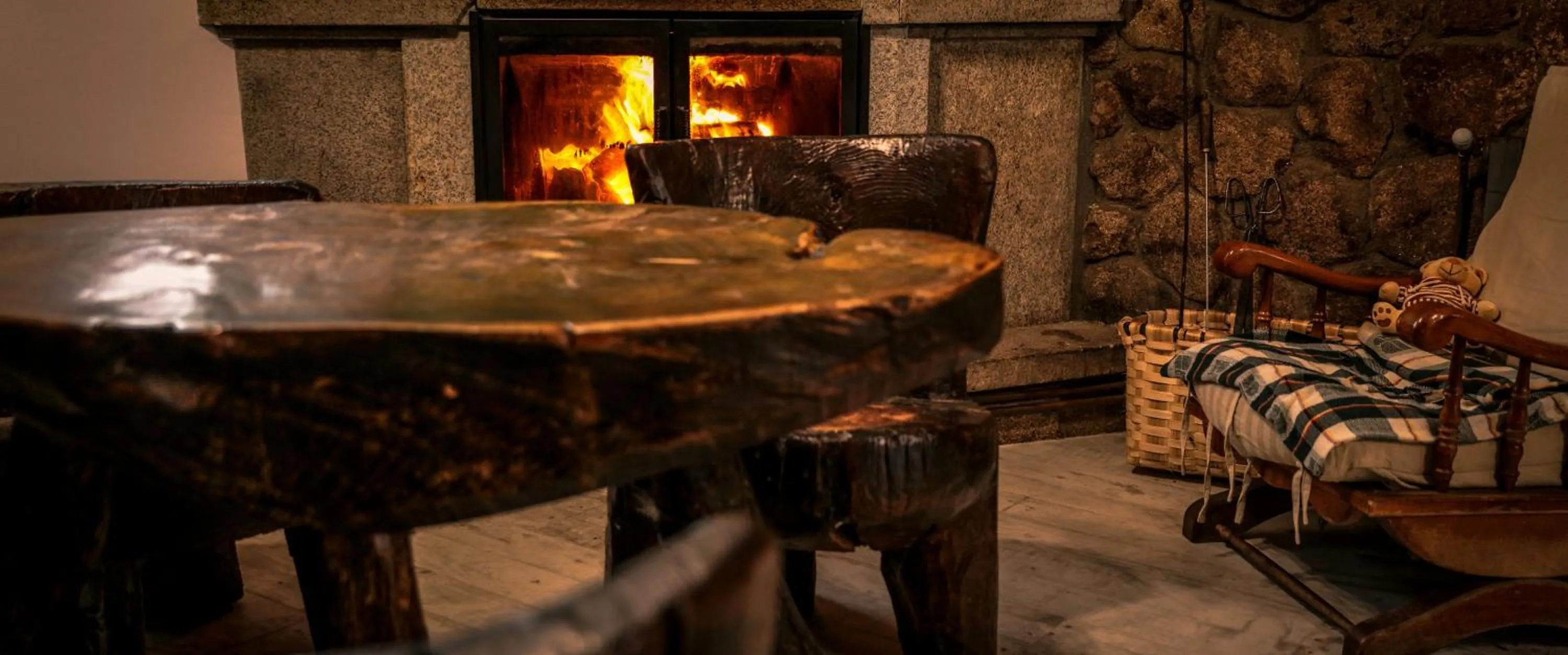 Lounge or bar in Pensión Albergue A Pedra