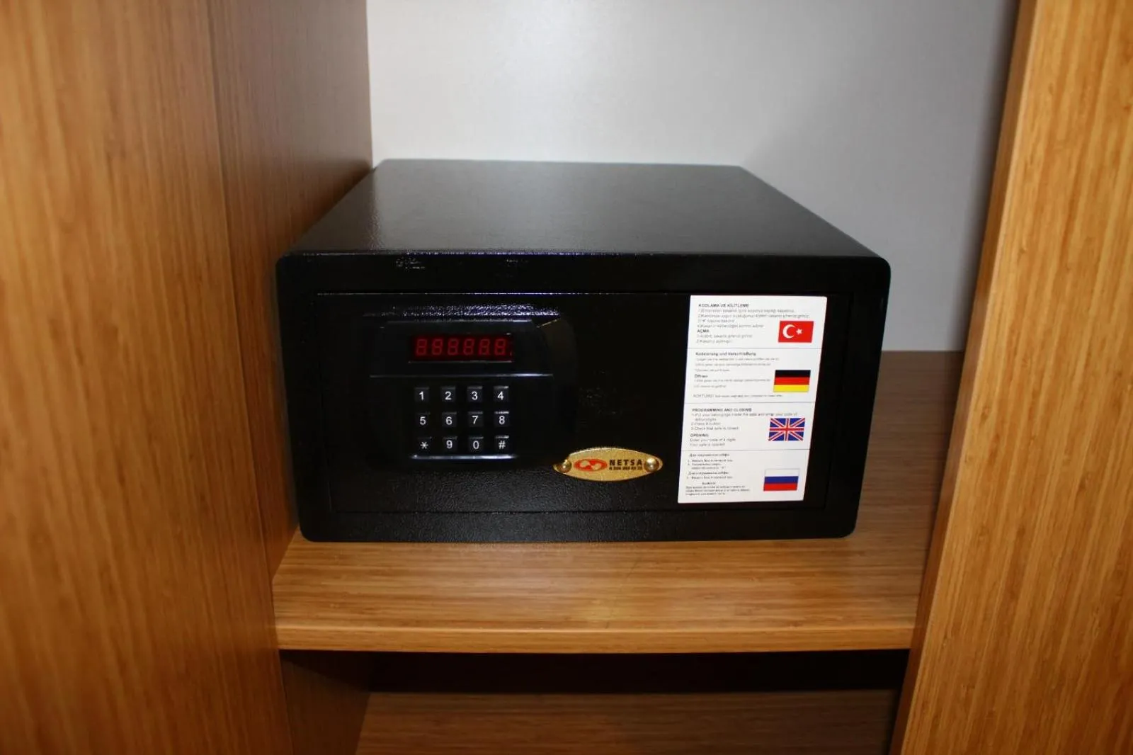 safe in Melidium Hotel