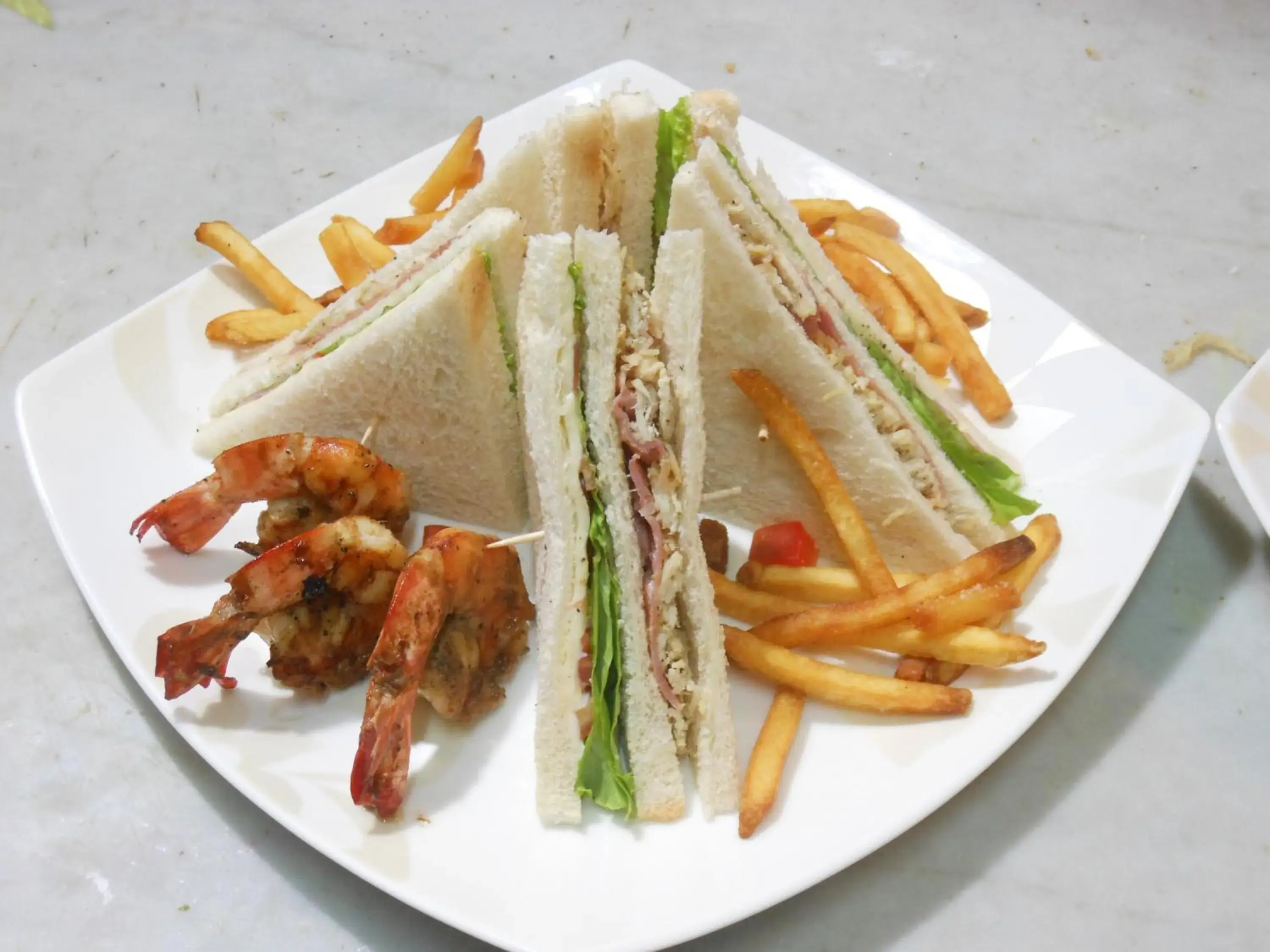 Food close-up in The Waves Beach Chalets Food close-up in The Waves Beach Chalets