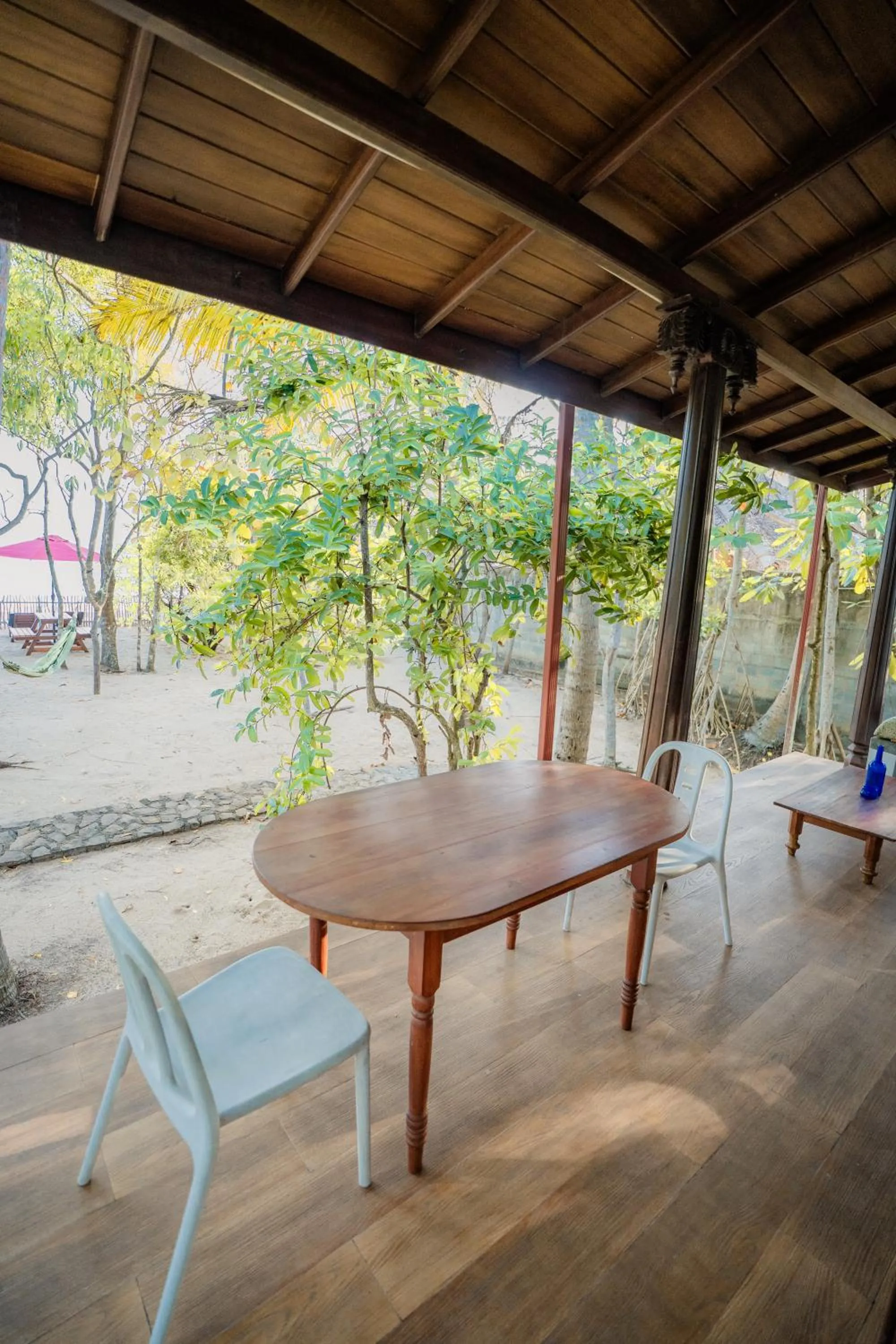 Balcony/Terrace in The Waves Beach Chalets