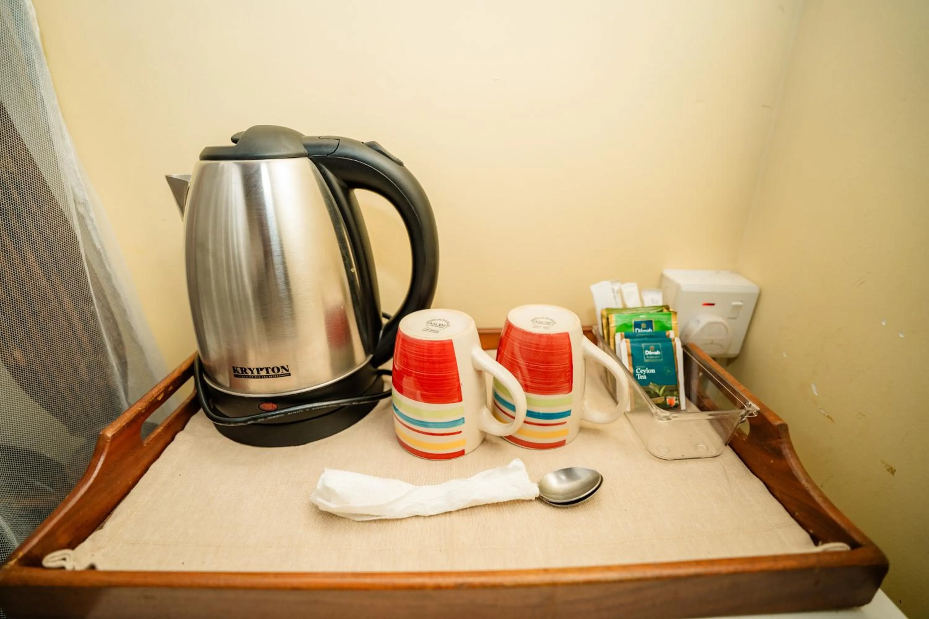 Coffee/tea facilities in The Waves Beach Chalets