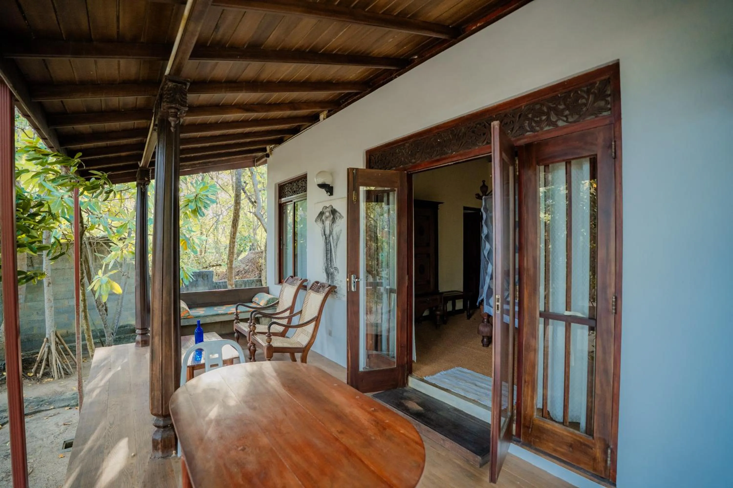 Balcony/Terrace in The Waves Beach Chalets