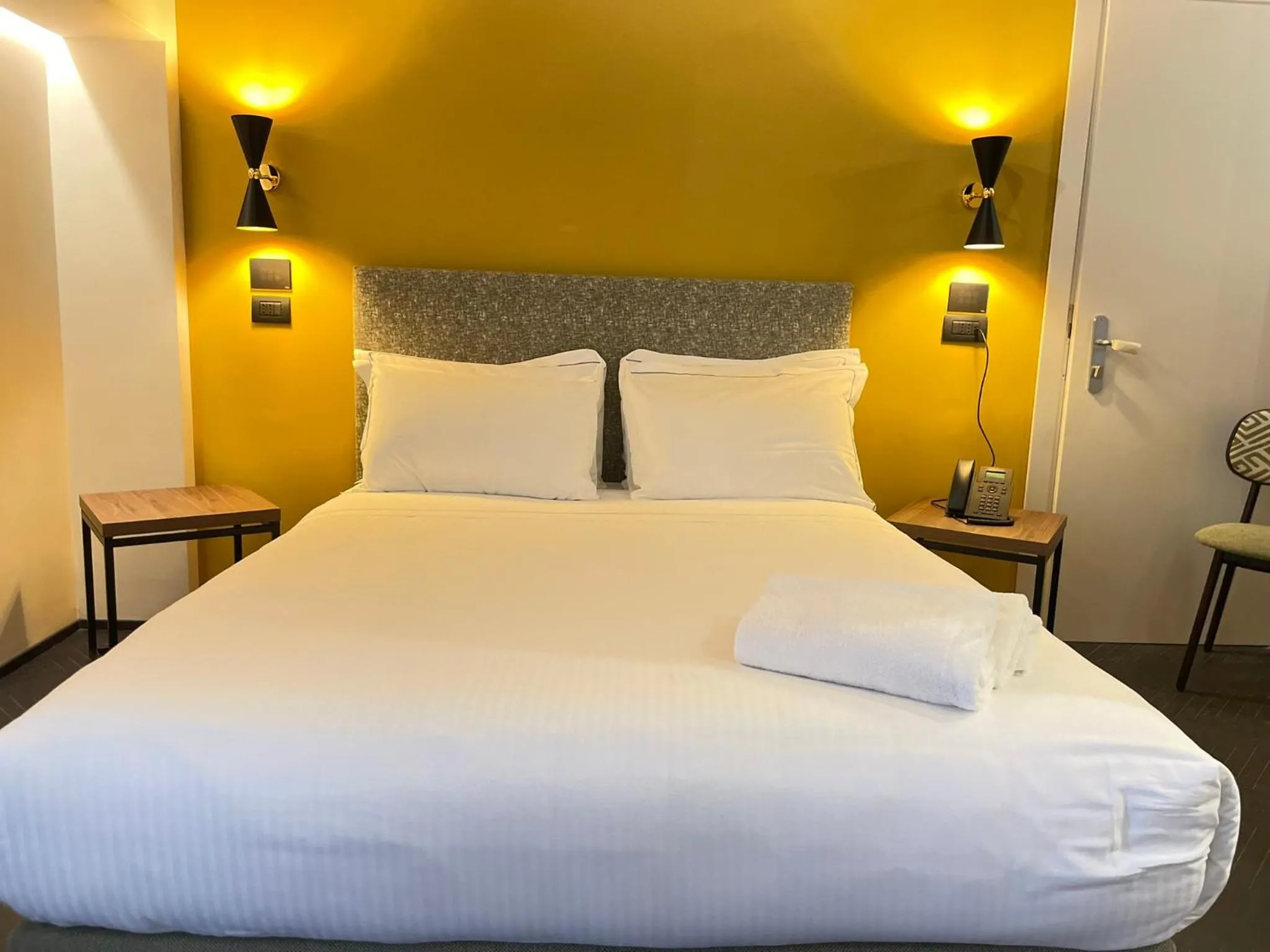 Bed in Passpartout Boutique Palace