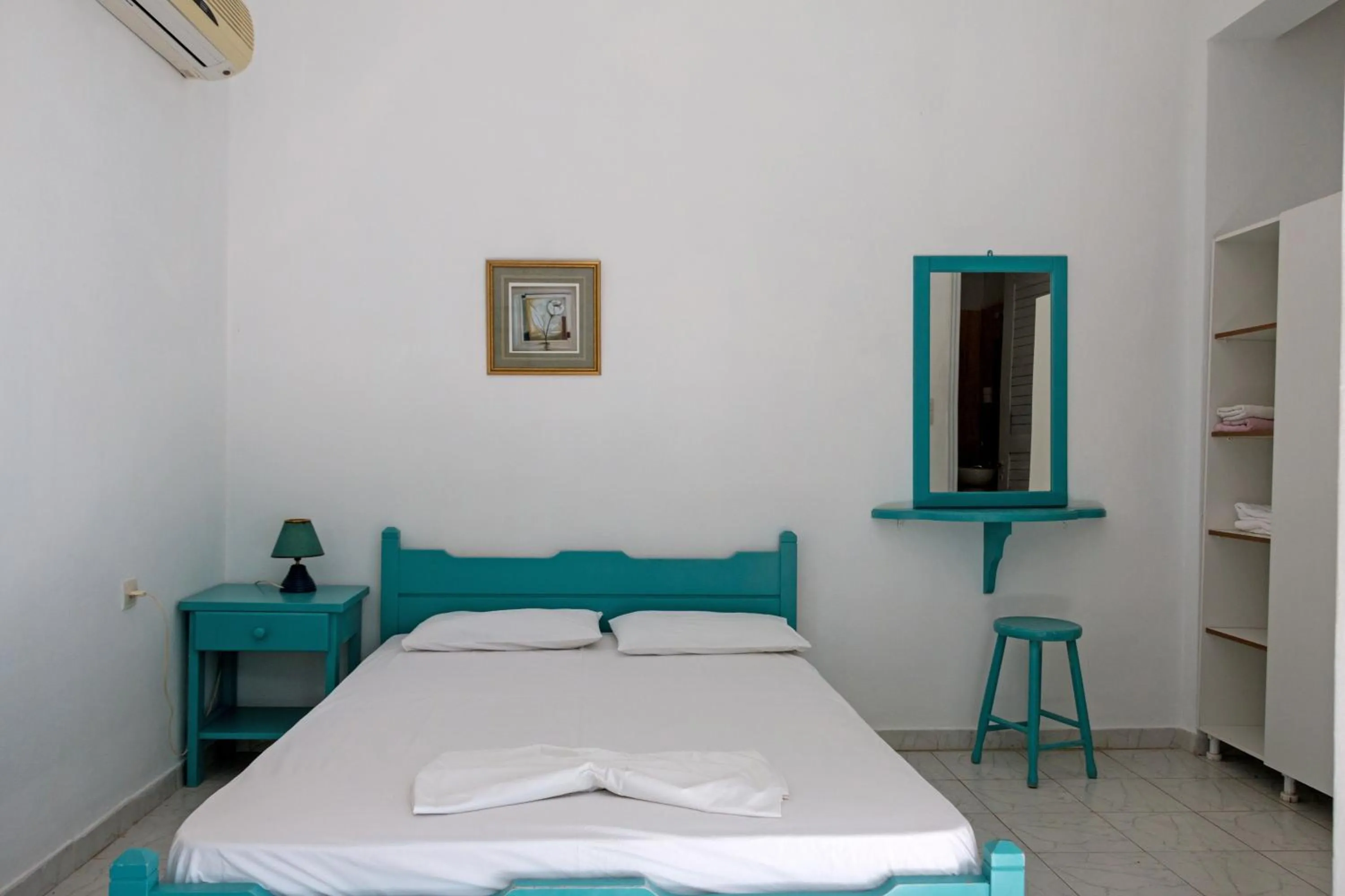Bed in Miltiadis Apartments