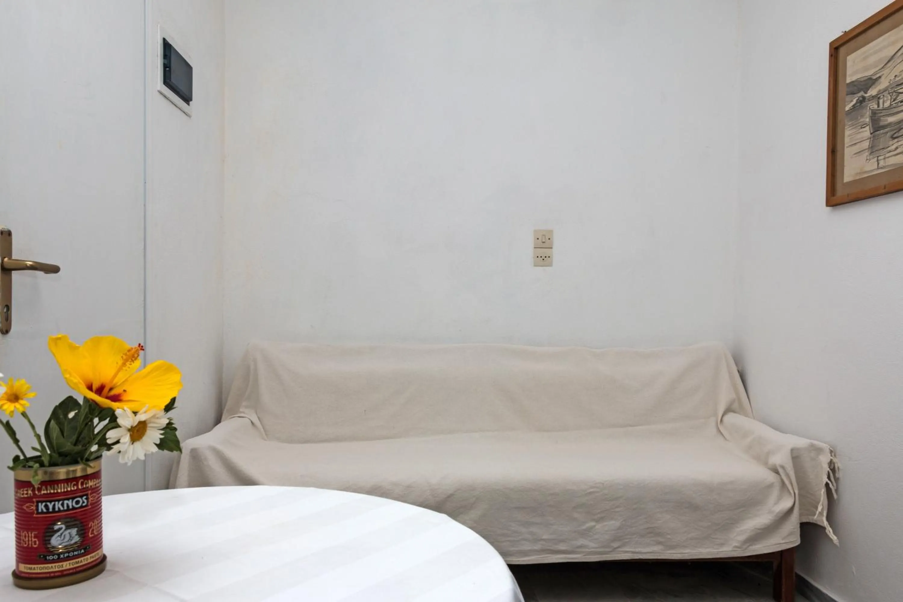 Bed in Miltiadis Apartments
