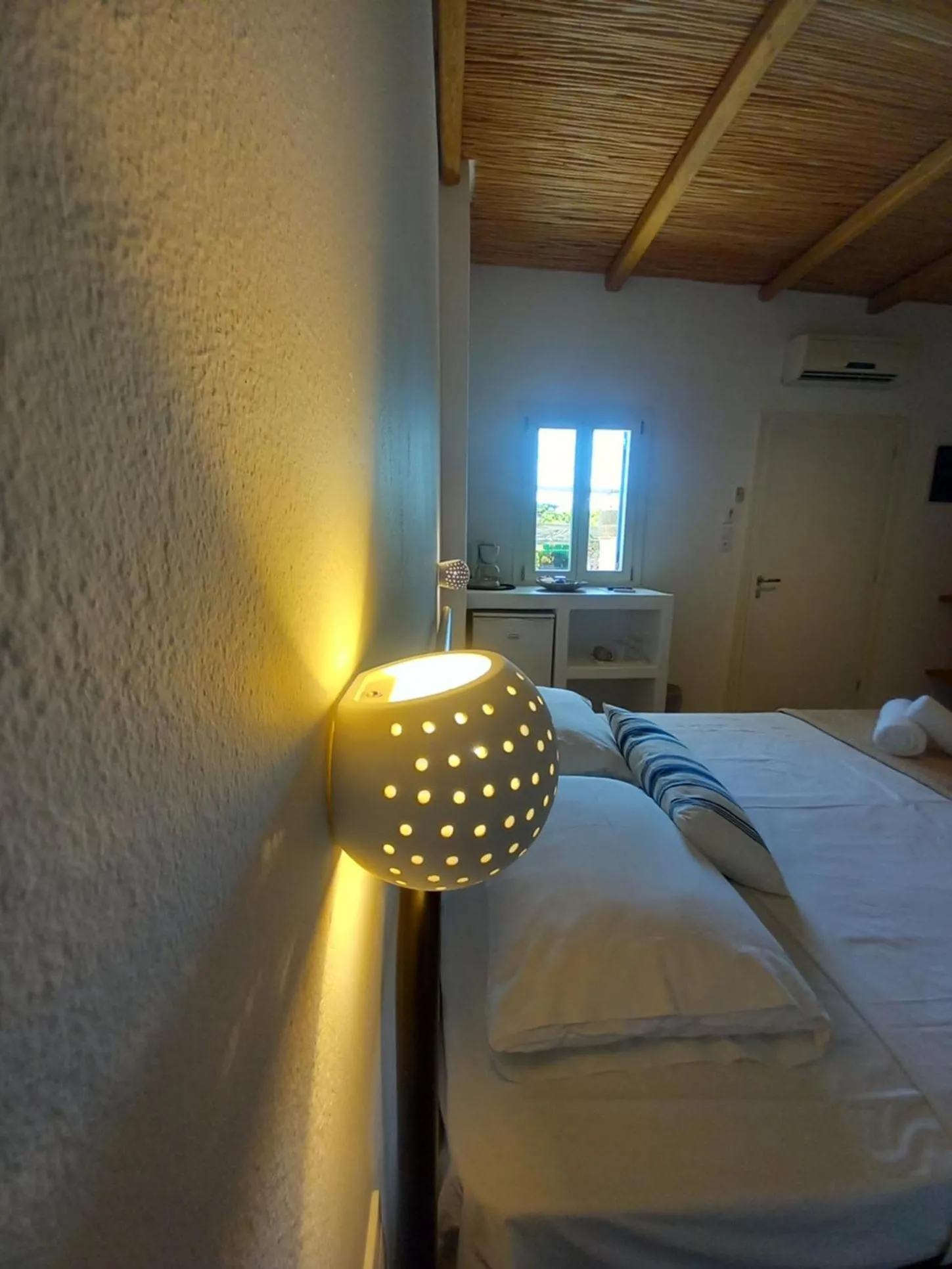 Bed in Miltiadis Apartments