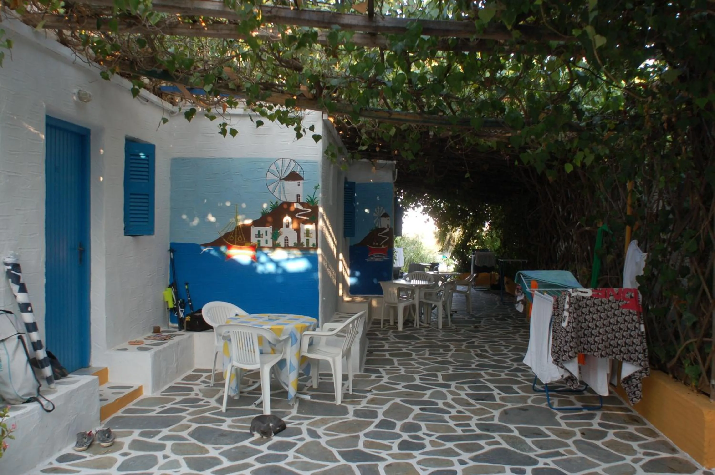 Patio in Miltiadis Apartments