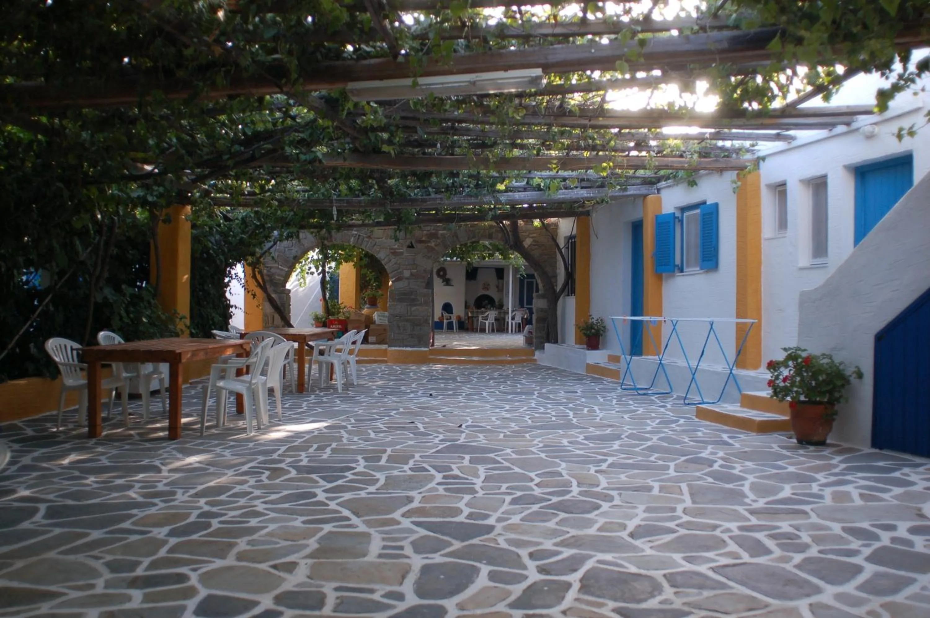 Patio in Miltiadis Apartments
