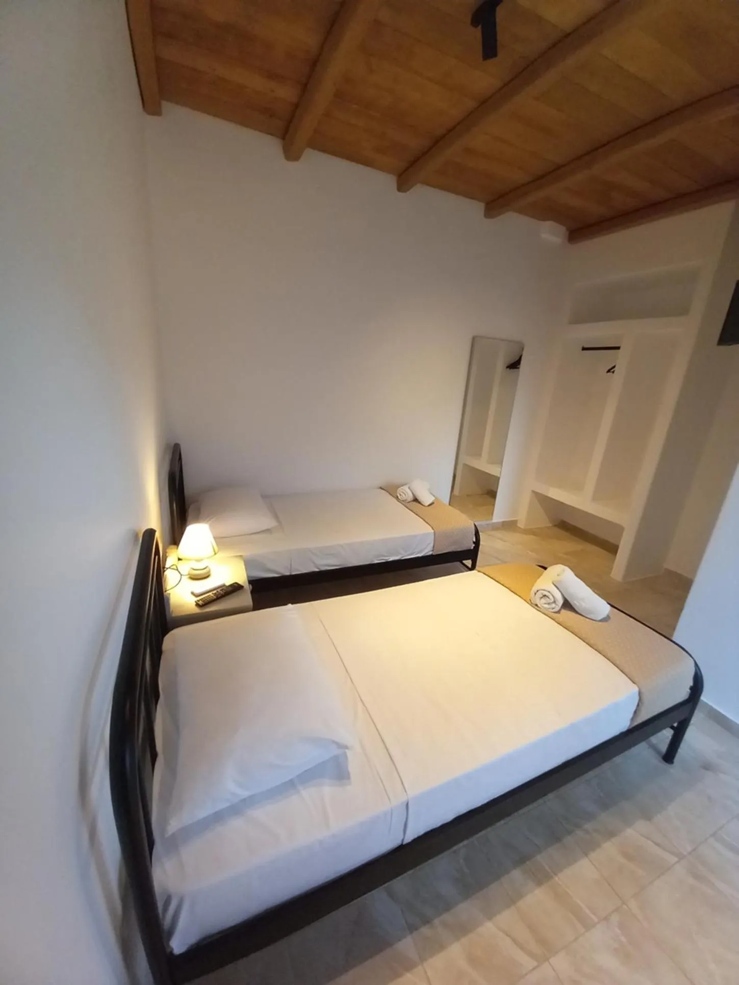 Bed in Miltiadis Apartments