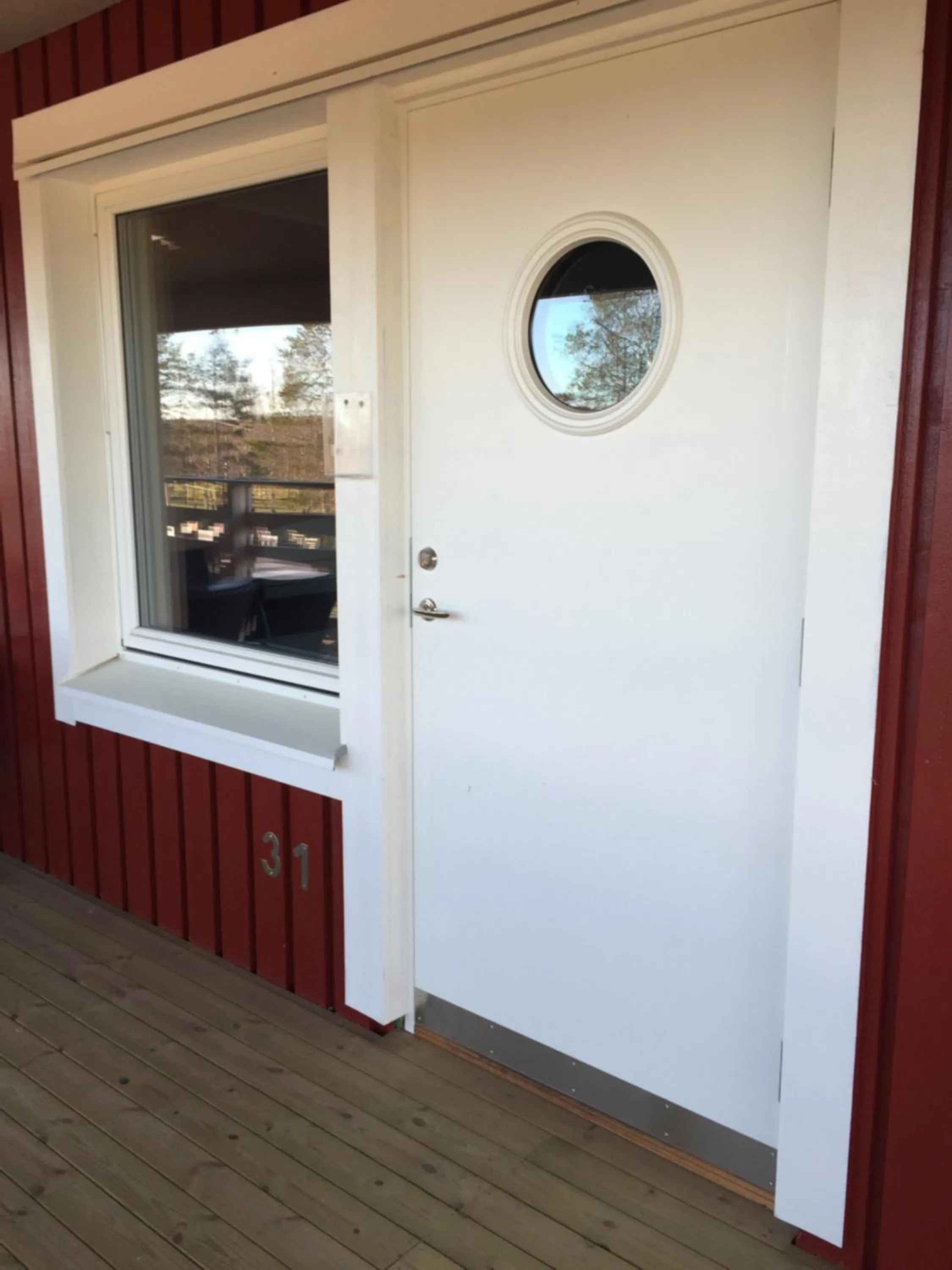 Decorative detail in Piteå Golfhotell