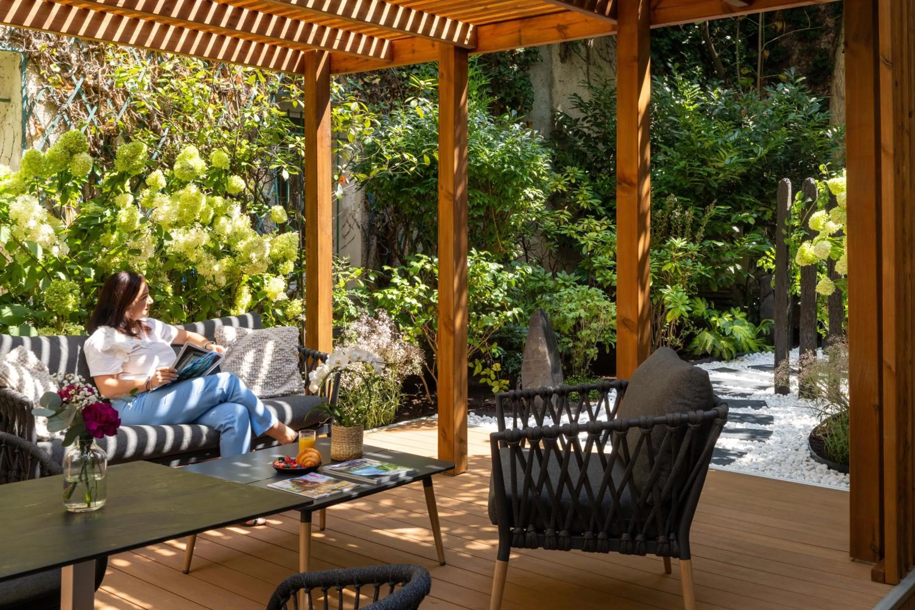 Sunset in Hotel Paris Louis Blanc