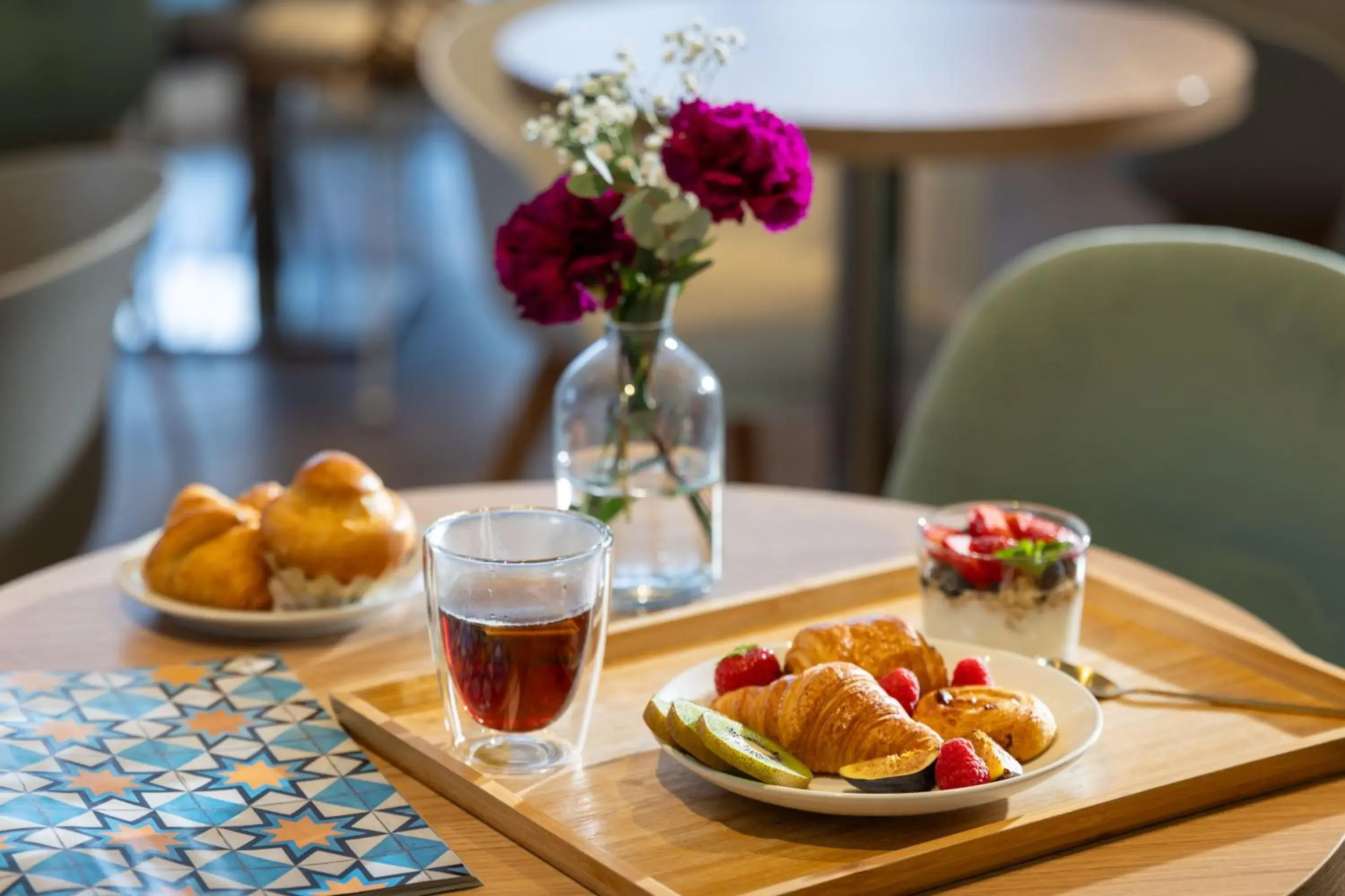 Continental breakfast in Hotel Paris Louis Blanc Continental breakfast in Hotel Paris Louis Blanc