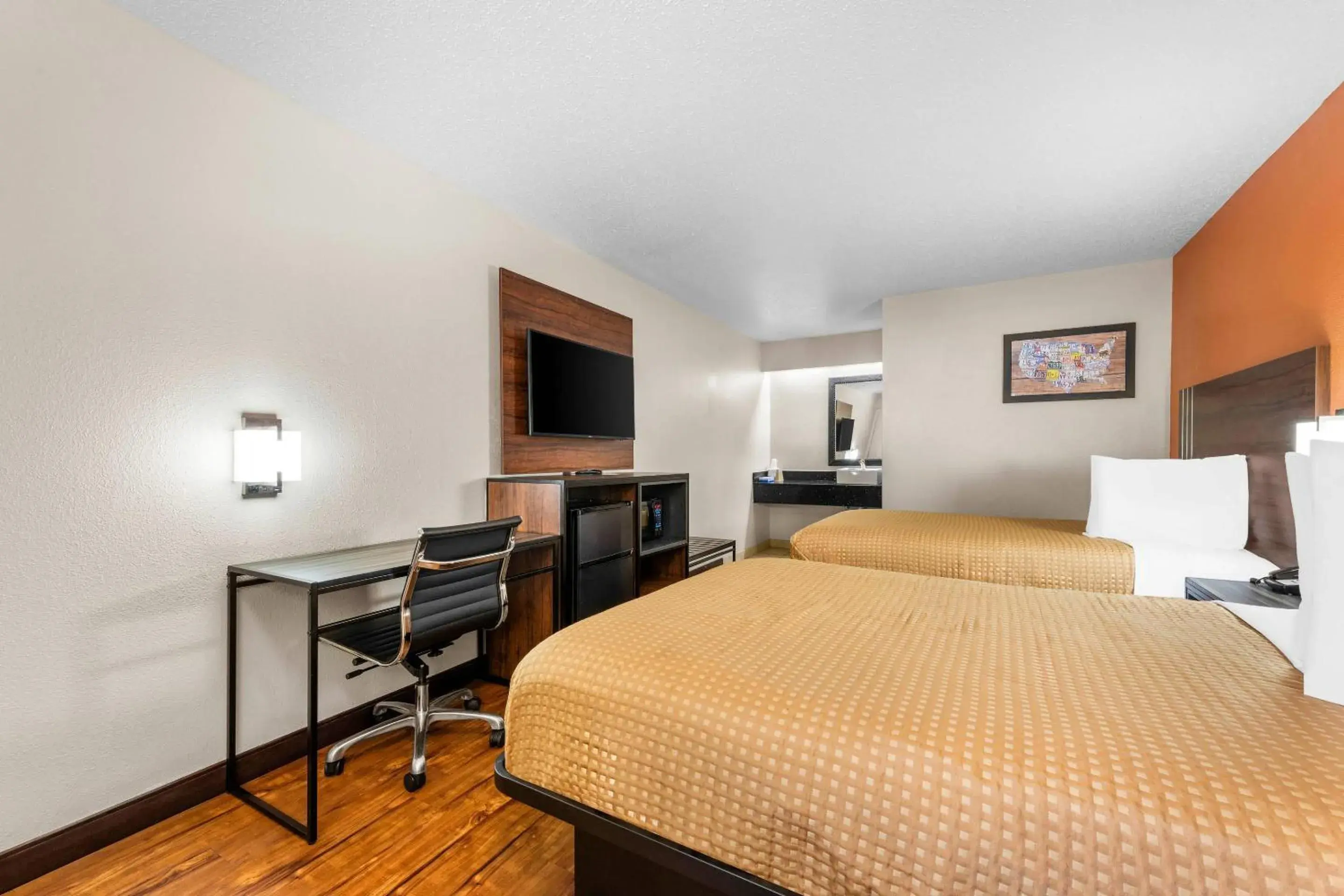 Bedroom, Bed in Econo Lodge Charlotte Airport Bedroom, Bed in Econo Lodge Charlotte Airport