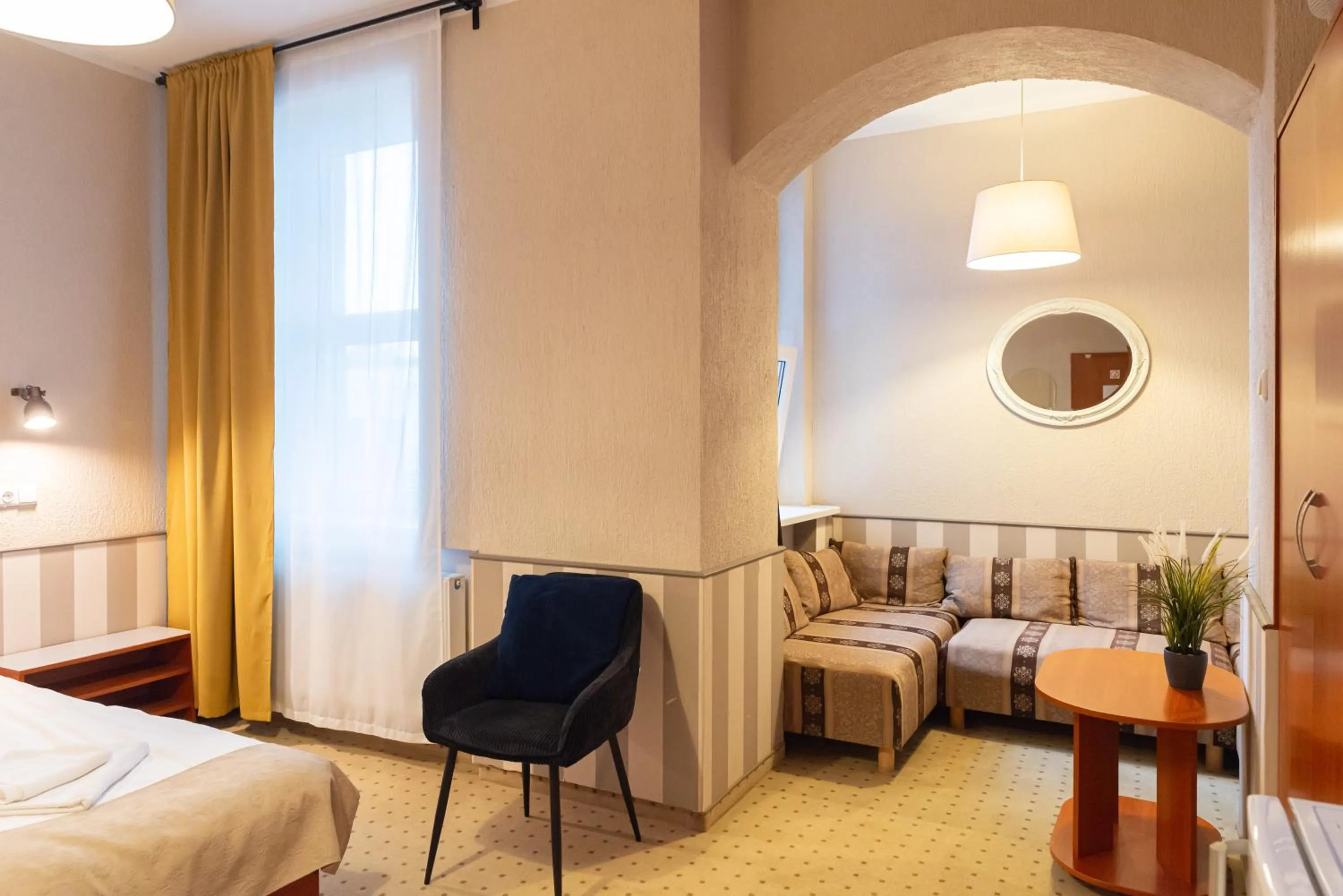 Bed in Inza Guest House