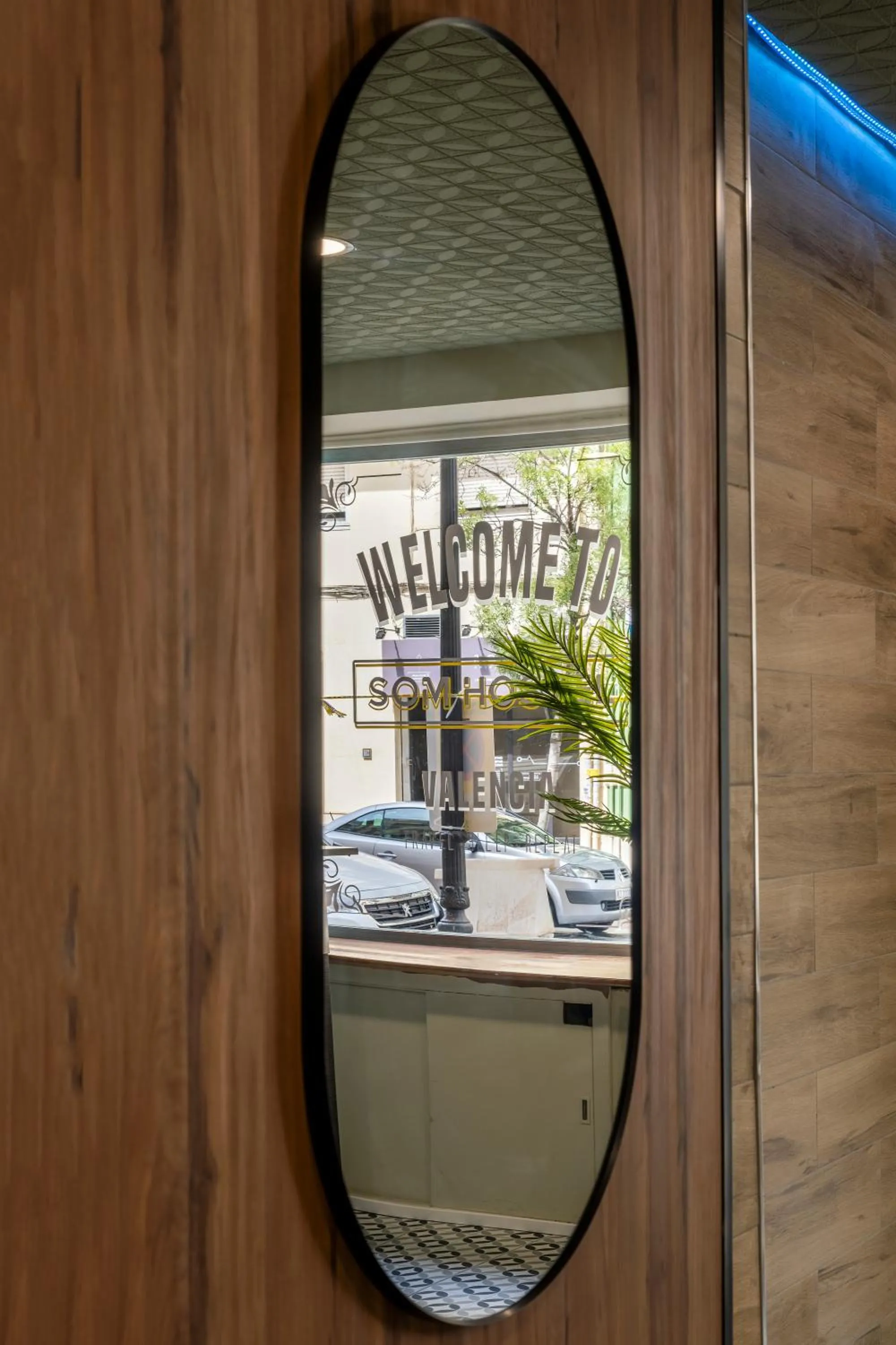 Lobby or reception in SOM Hostel Valencia