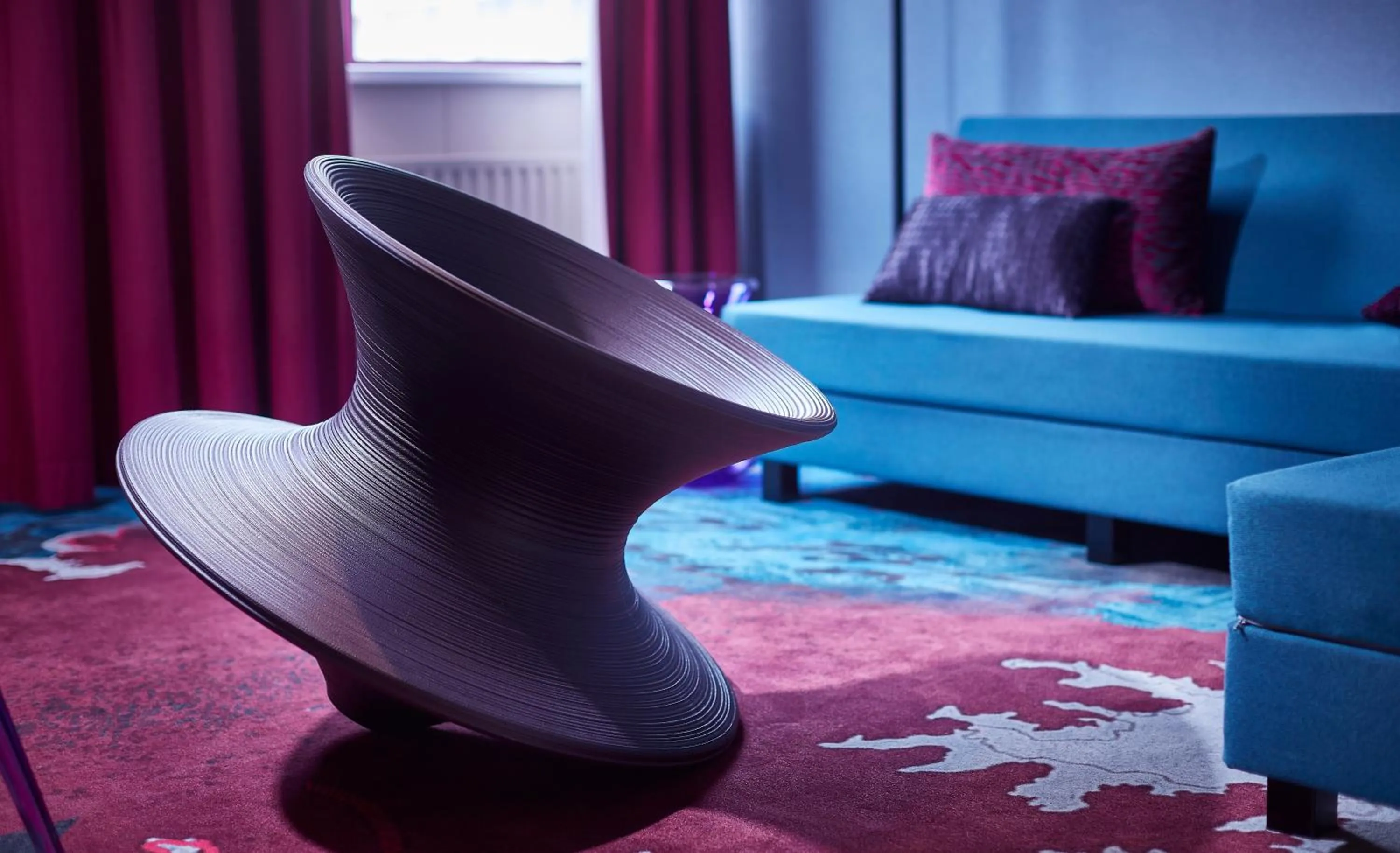 Seating area in Carlton Square Hotel