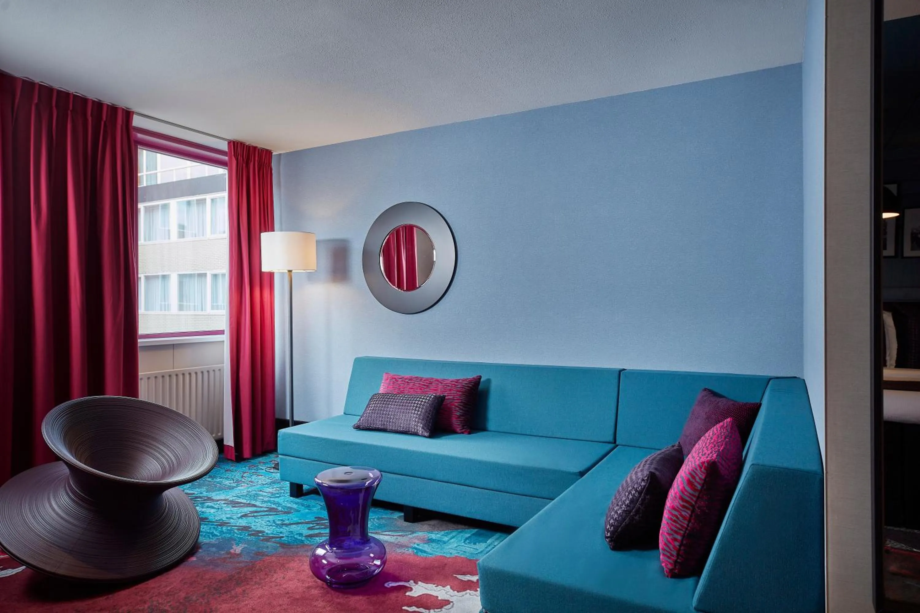 Seating area in Carlton Square Hotel