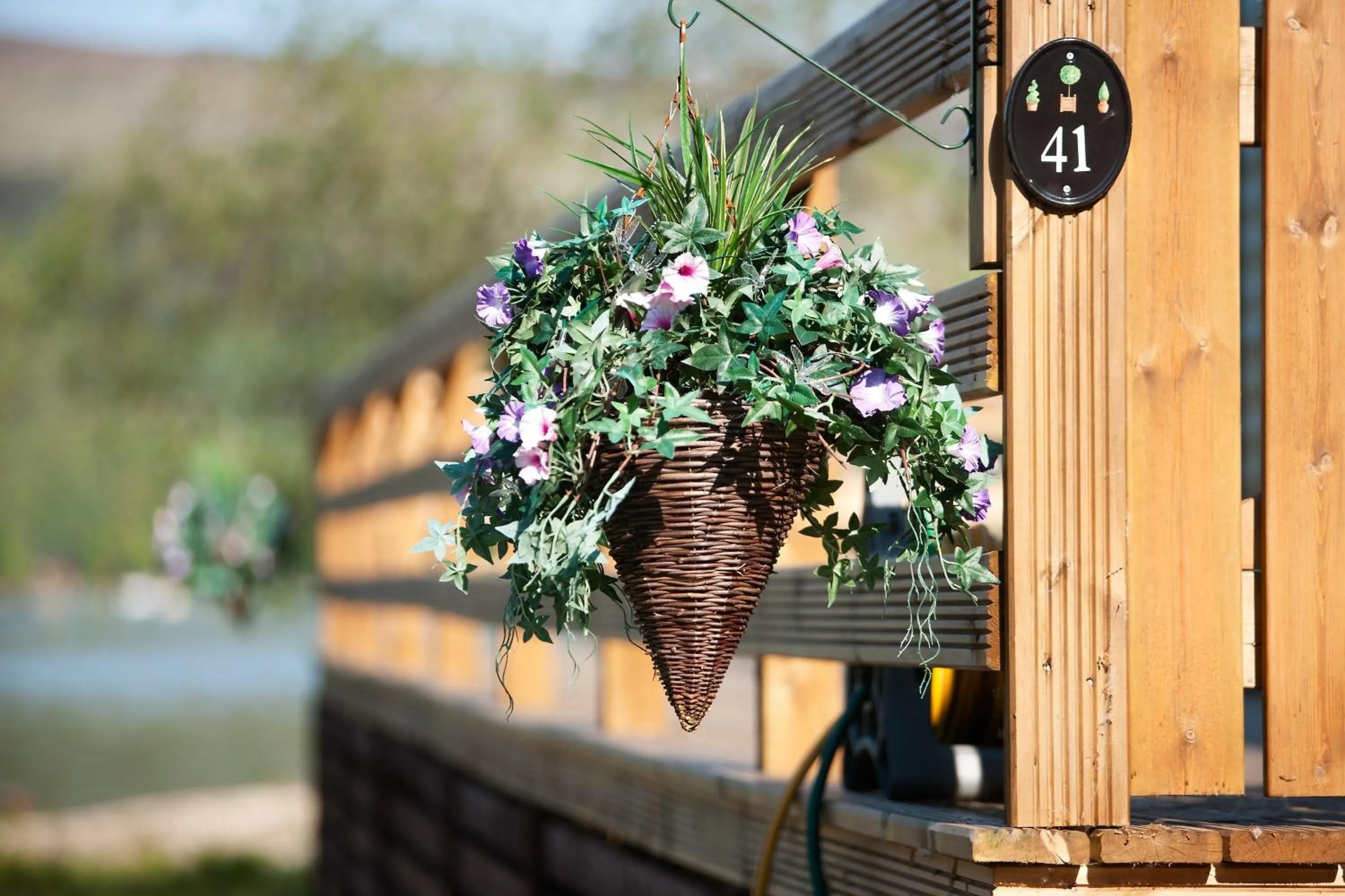 Decorative detail in Inverbeg Holiday Park