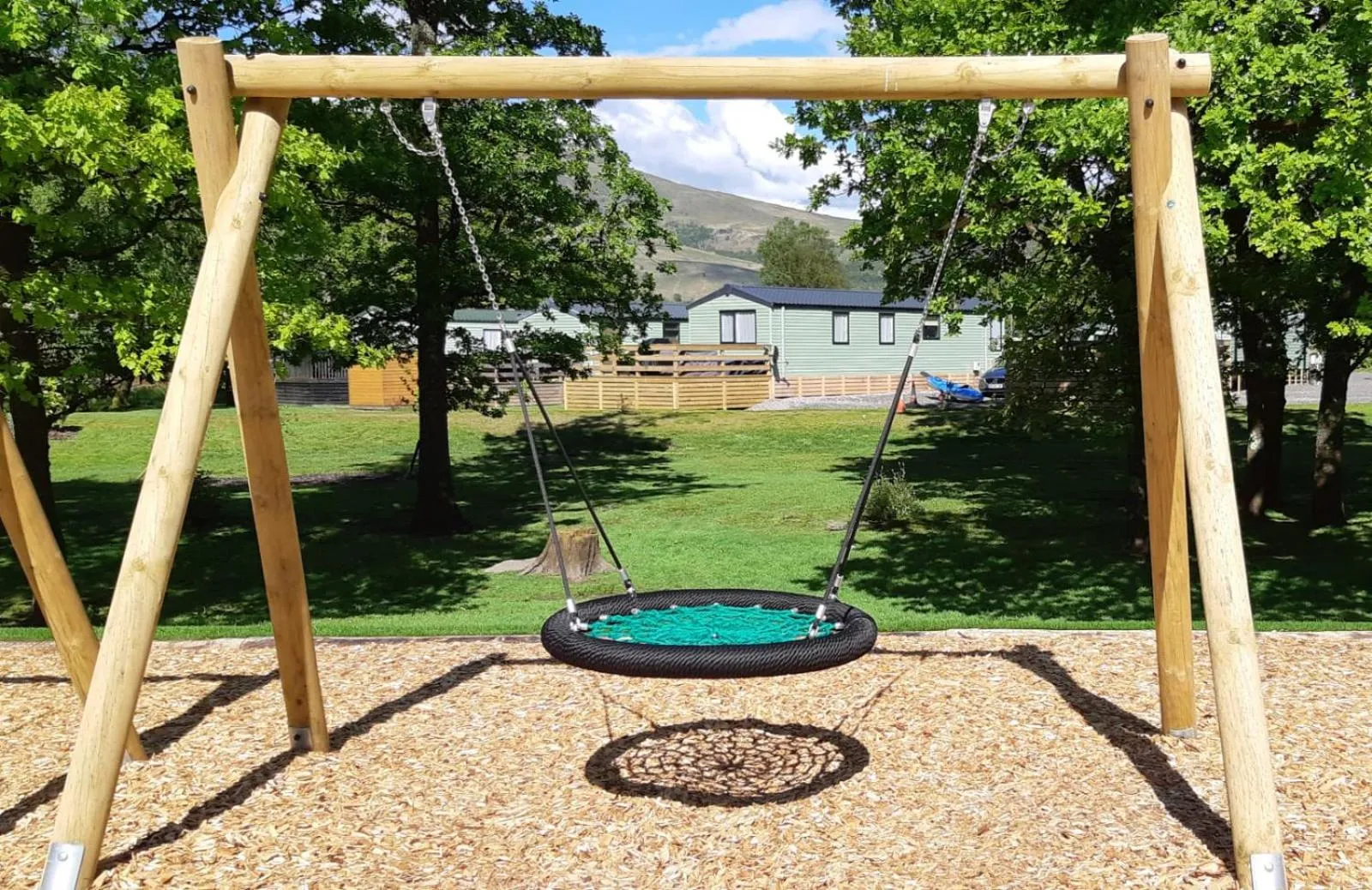 Children play ground in Inverbeg Holiday Park