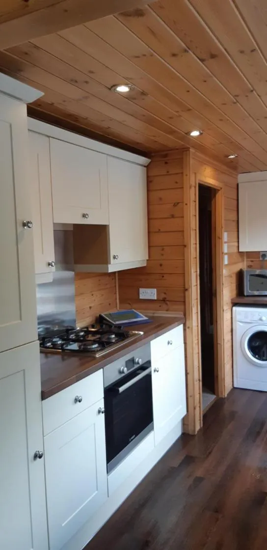 Kitchen or kitchenette in Inverbeg Holiday Park
