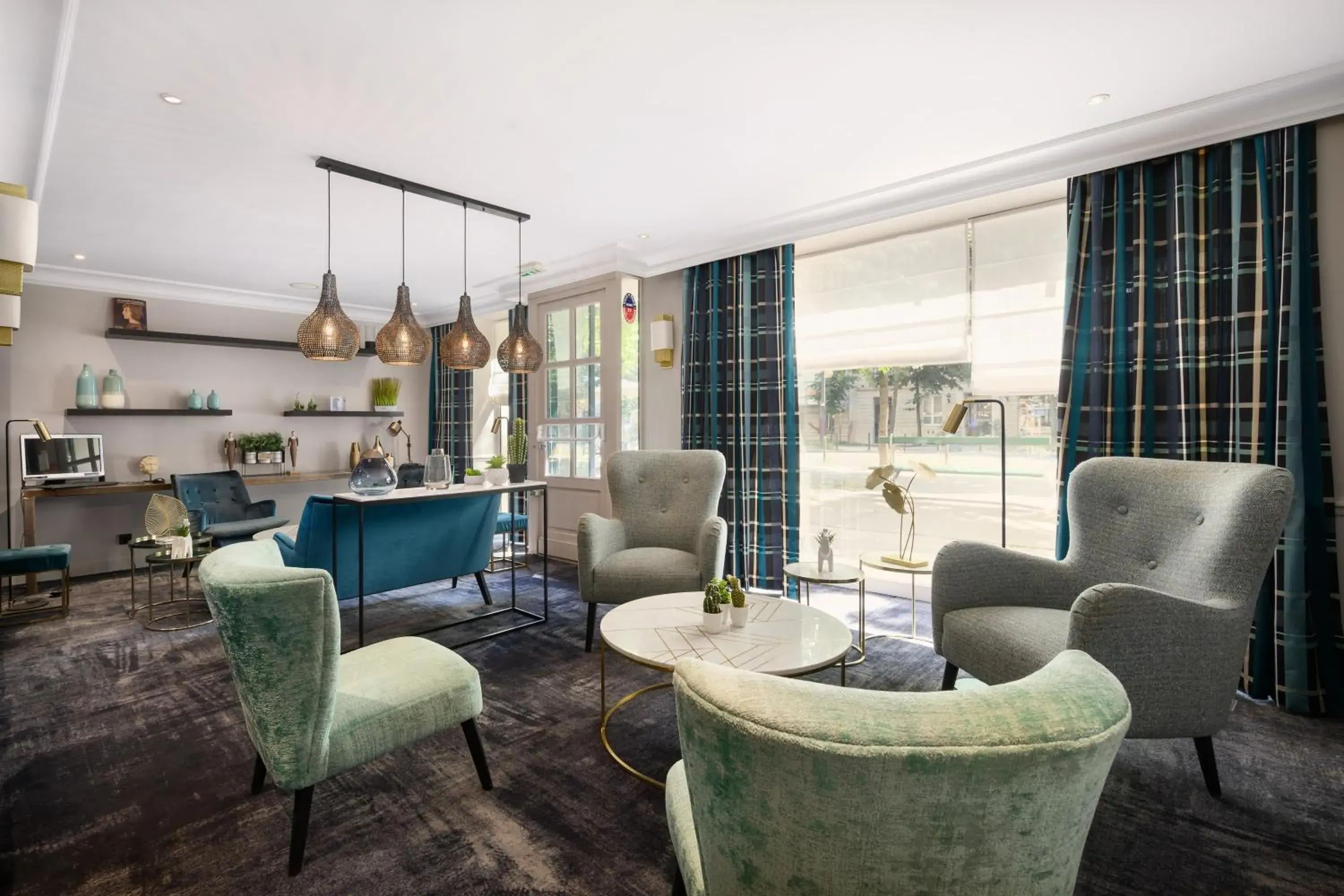 Living room in Hôtel le Royal Rive Gauche Living room in Hôtel le Royal Rive Gauche