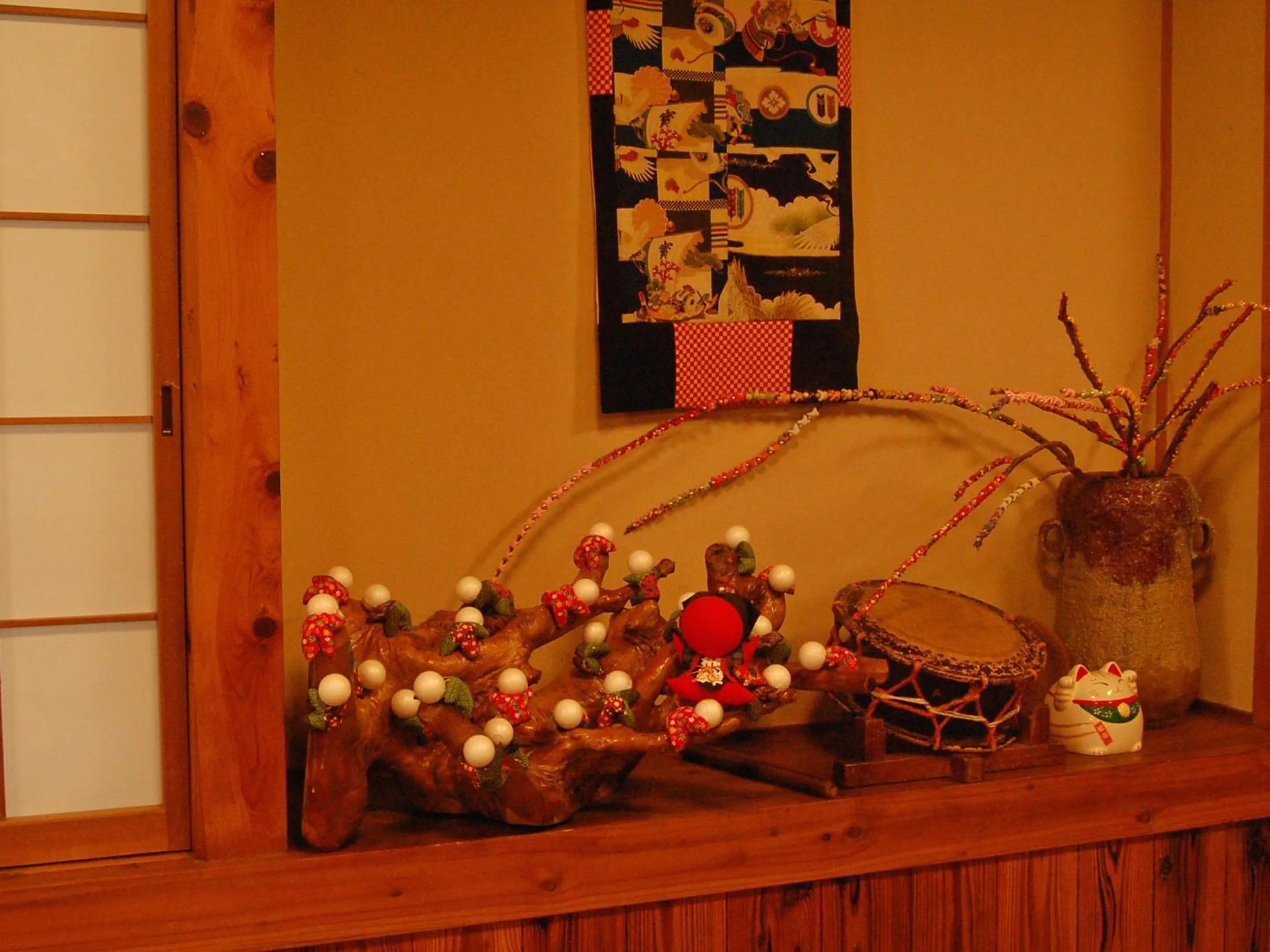 Decorative detail in Oyado Yunosato