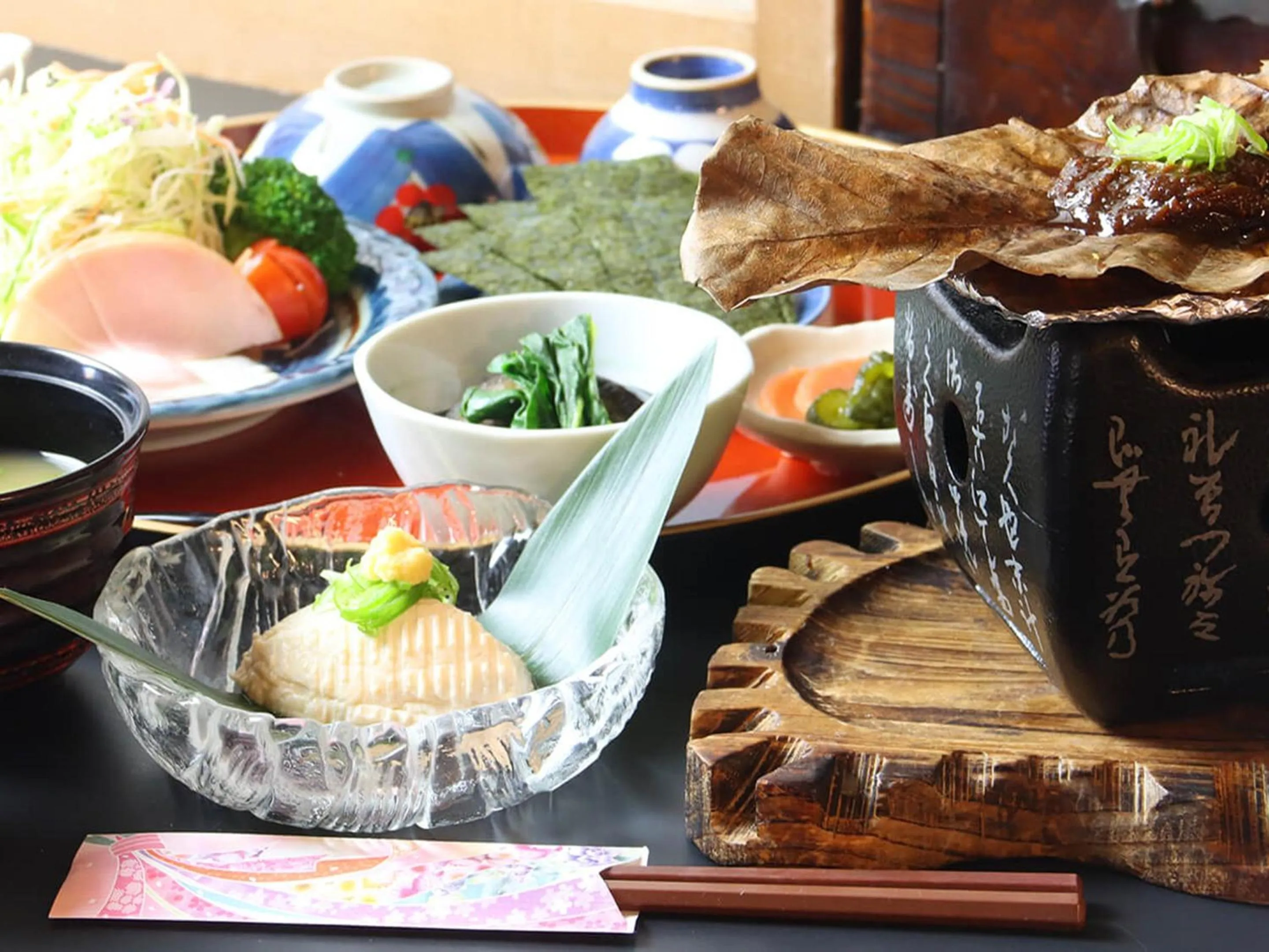 Food close-up in Oyado Yunosato