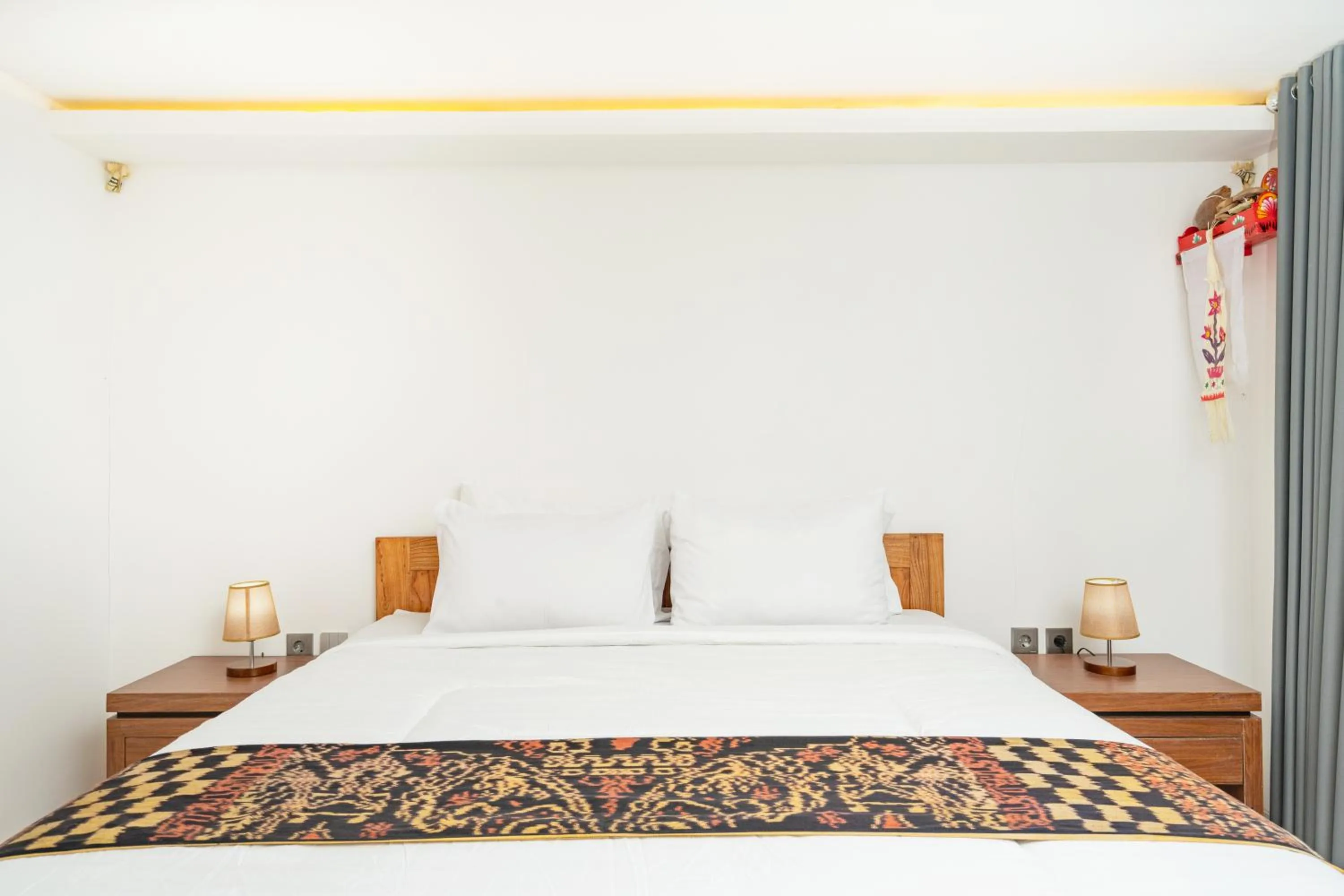 Photo of the whole room, Bed in Tegal Sari Cabin Kintamani