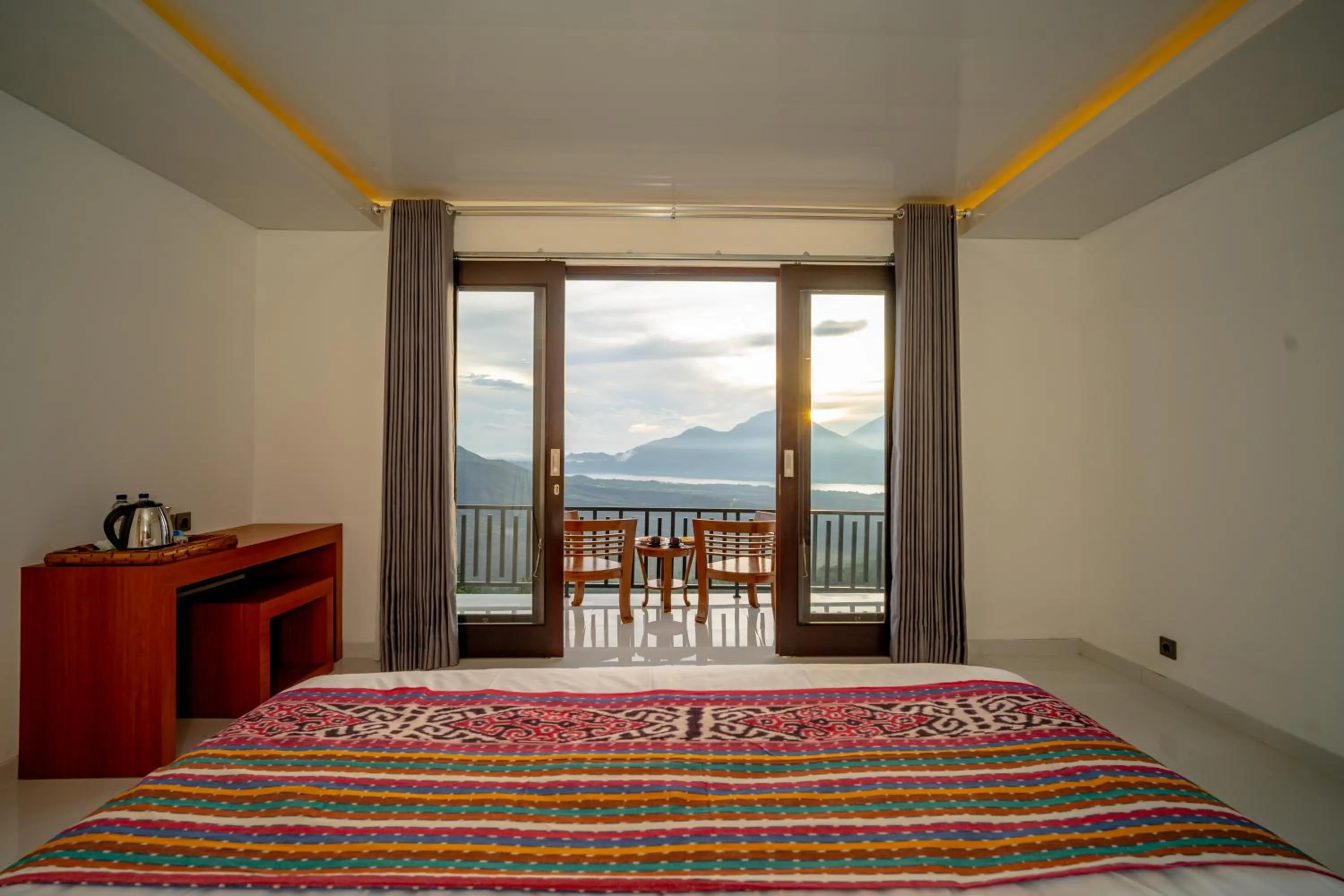 Bedroom, Bed in Tegal Sari Cabin Kintamani