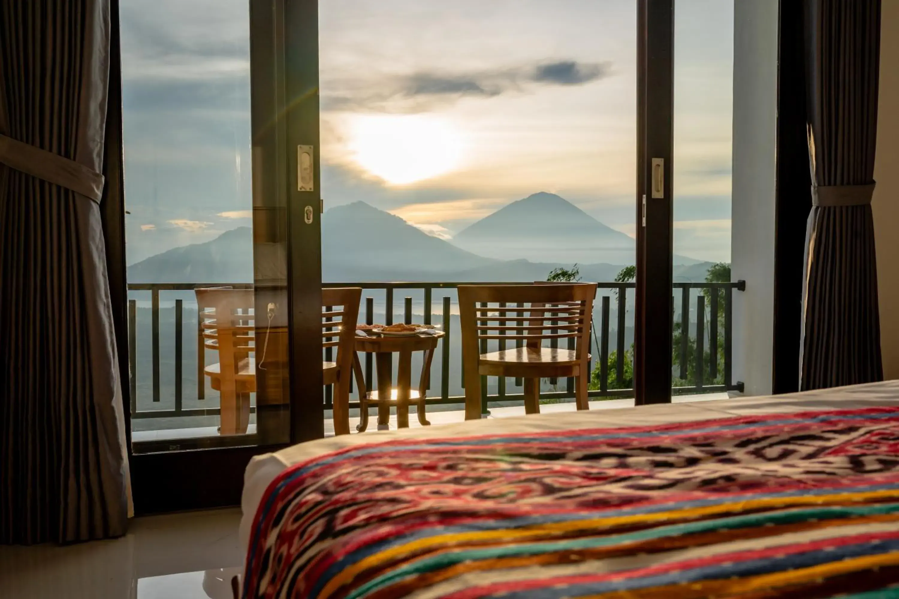 Bedroom, Bed in Tegal Sari Cabin Kintamani Bedroom, Bed in Tegal Sari Cabin Kintamani