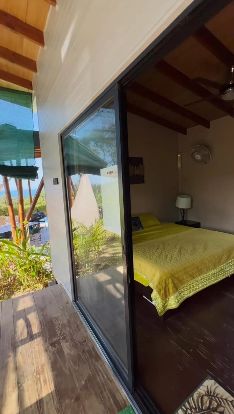 Balcony/Terrace, Bed in Eden Tica Lodge